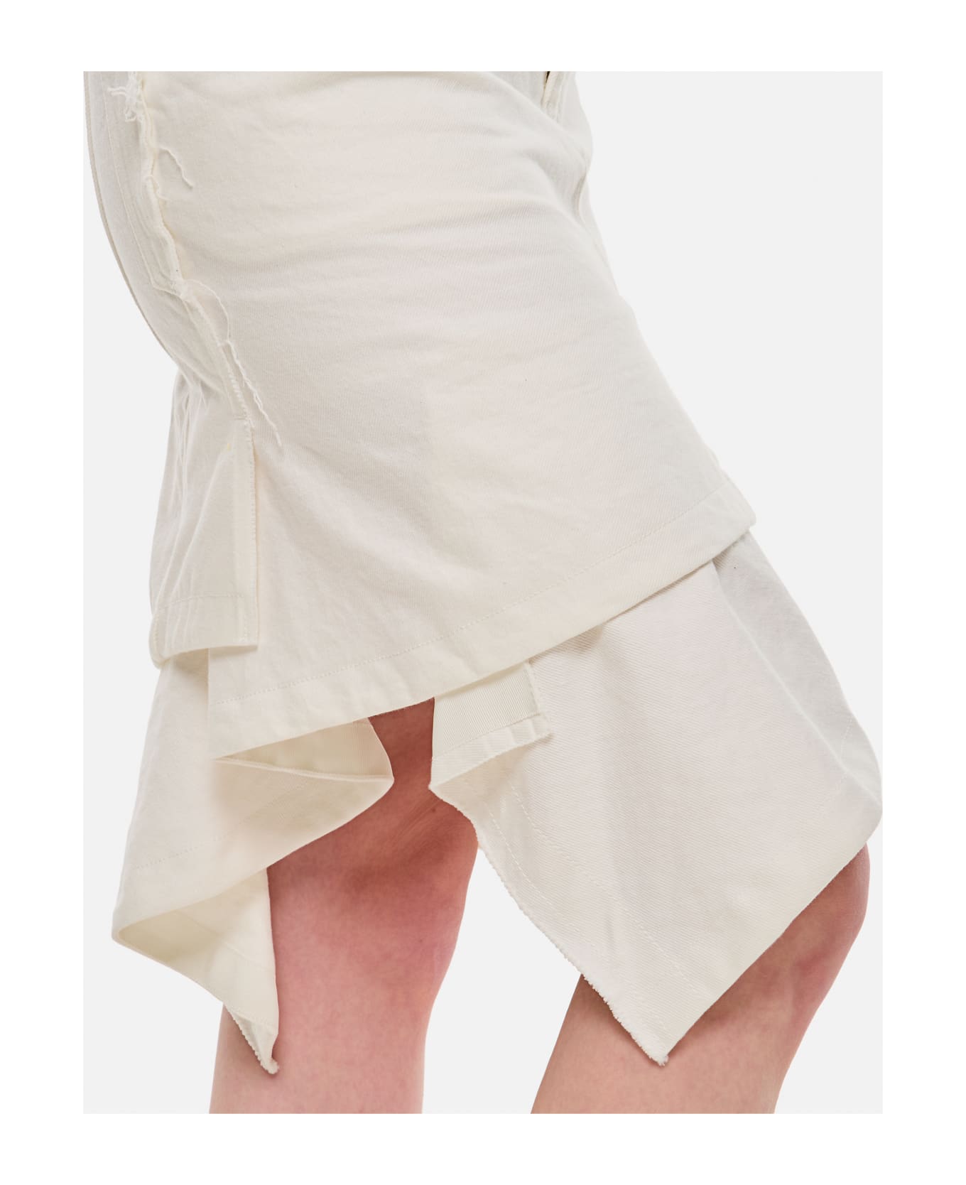 Sacai Denim Skirt - White