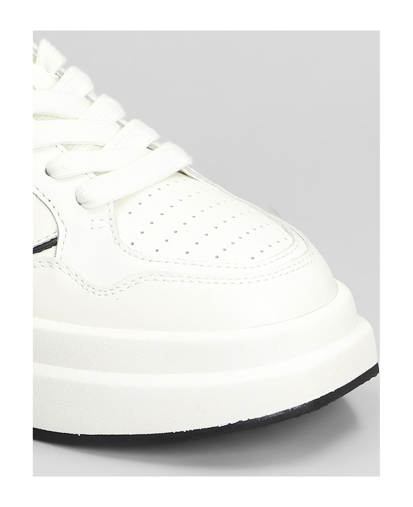 Ash Icone Sneakers In White Leather - white