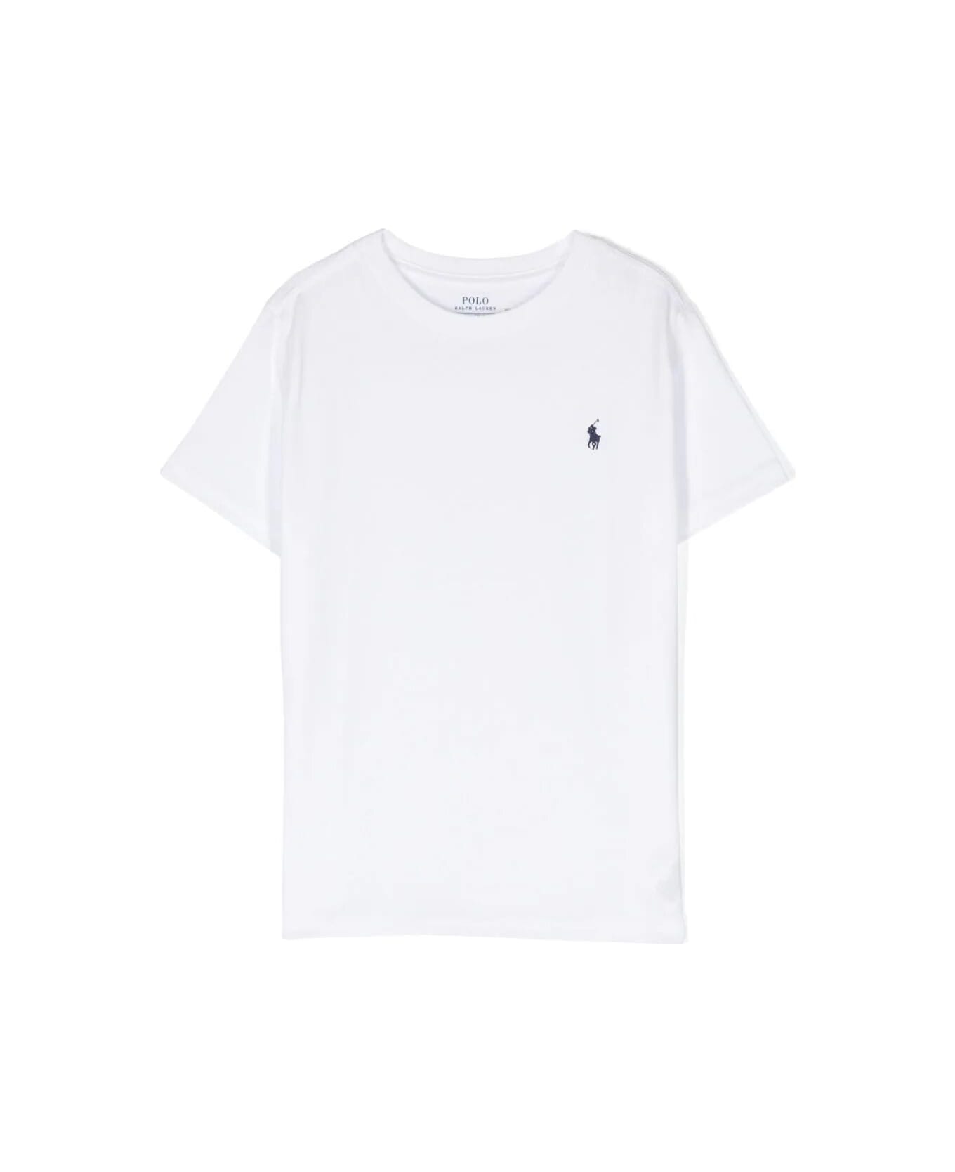 Polo Ralph Lauren Ss Cn-tops-t-shirt - White