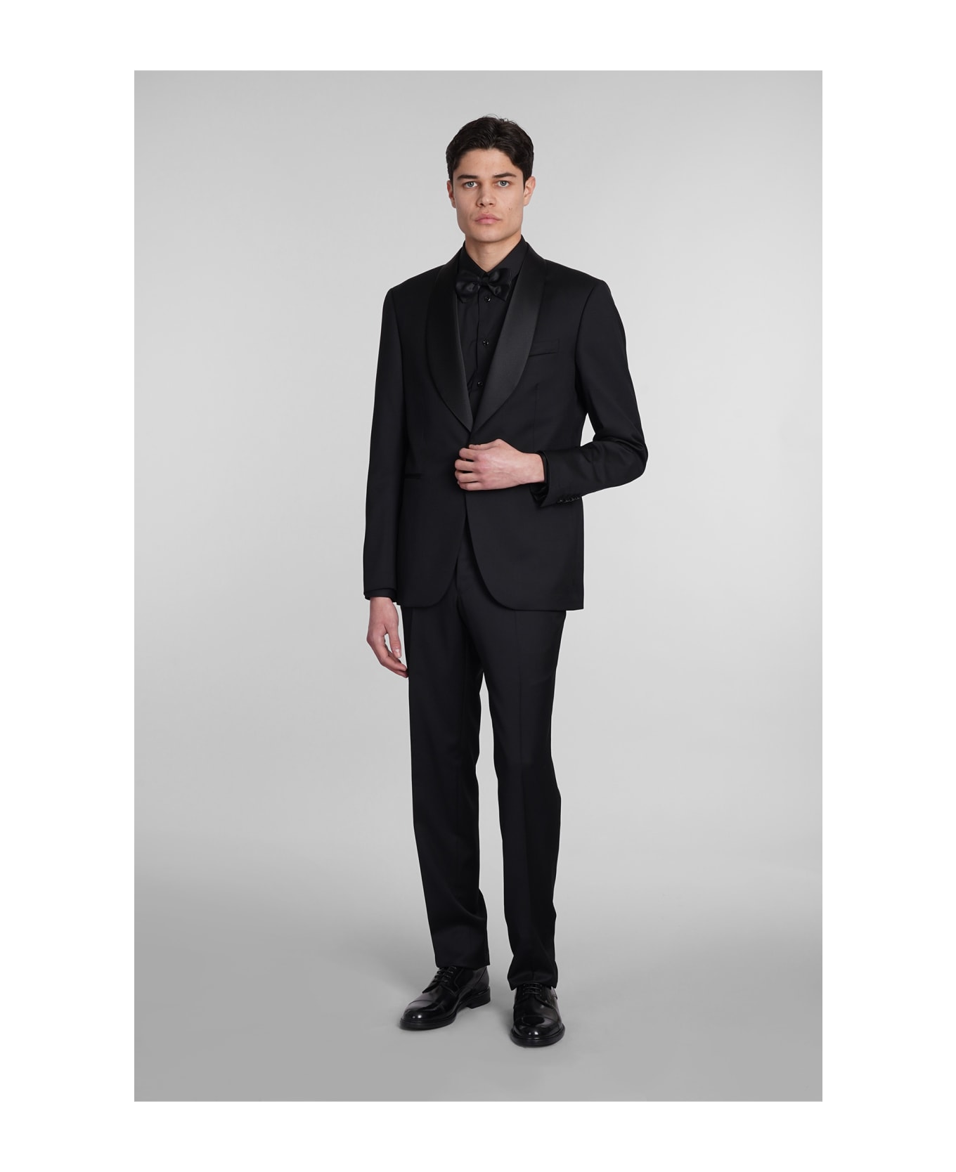 Tagliatore 0205 Dress In Black Wool - black スーツ