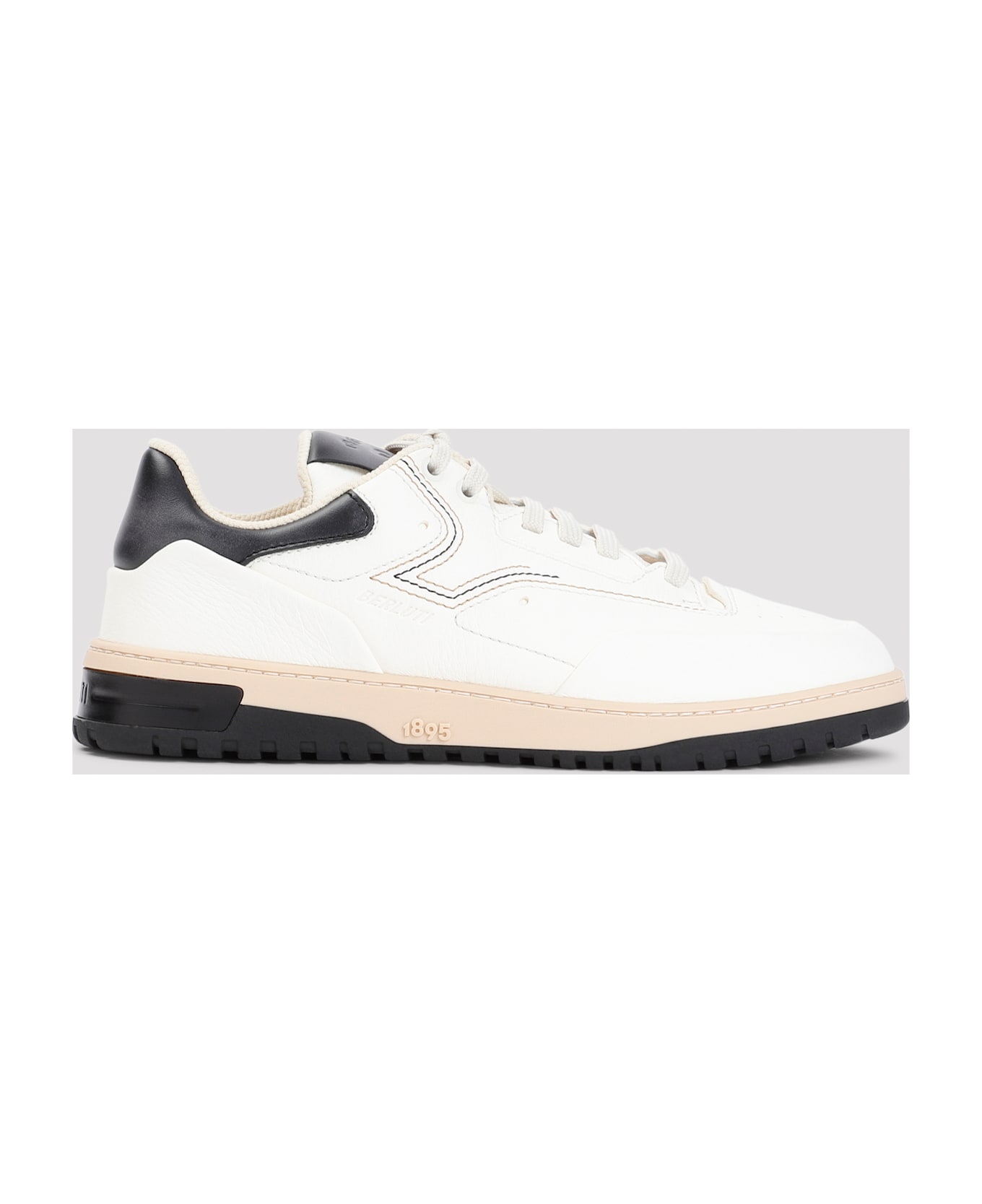 Berluti Playoff Deer Leather Sneakers - White