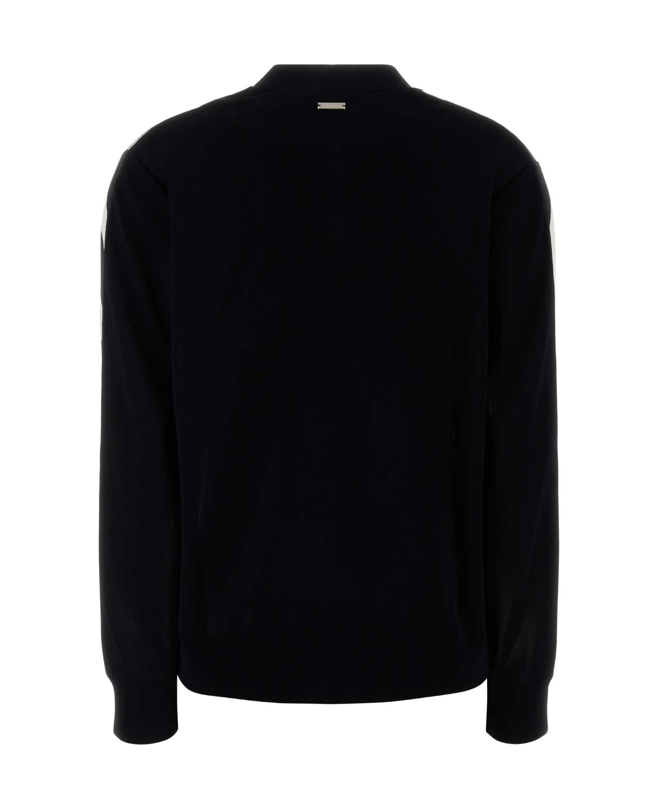 Ferragamo Black Viscose Cardigan - NERO