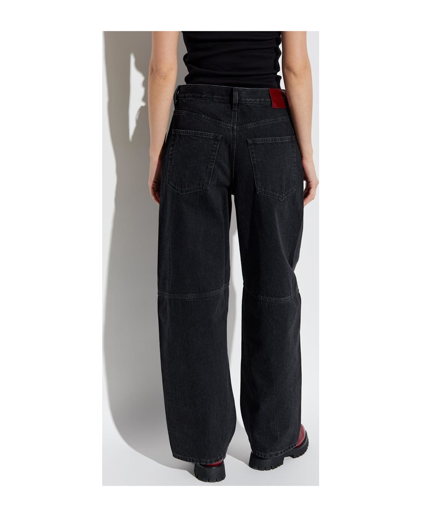 Gucci Wide-leg Jeans - Black