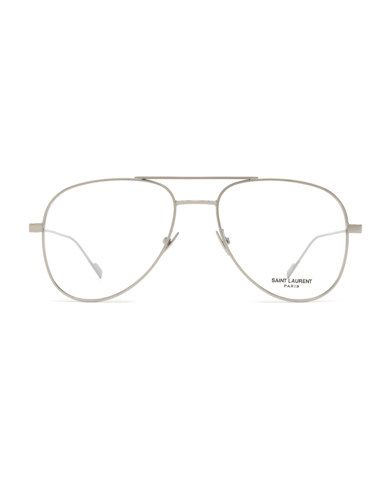 Saint Laurent Eyewear Classic 11 Ysl Silver Glasses - Silver