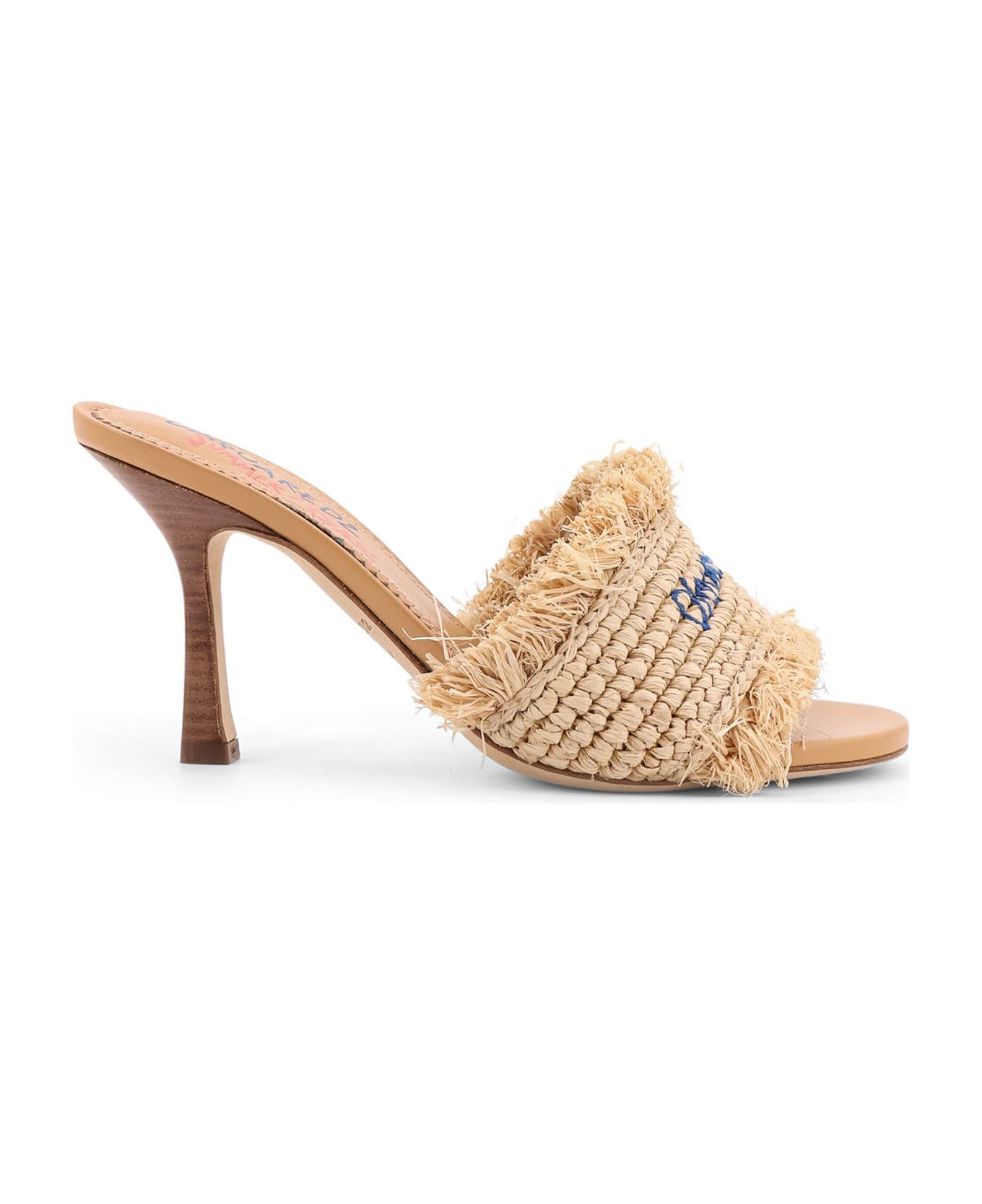 Dsquared2 Summer Lovers Rafia Sandals - Beige