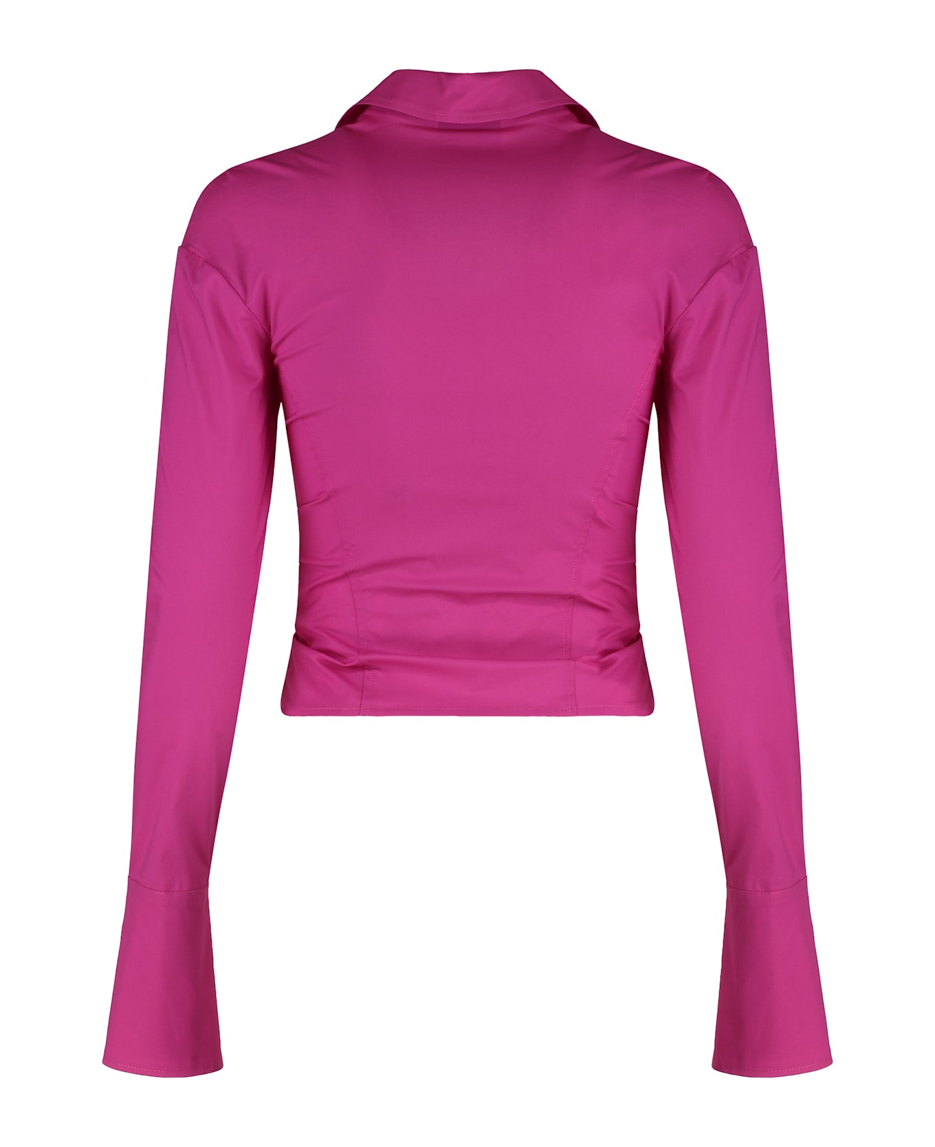 Versace Jeans Couture Stretch Cotton Shirt - Fuchsia