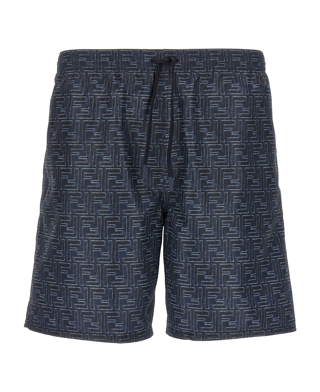 Fendi Denim Effect Swimsuit - Blue