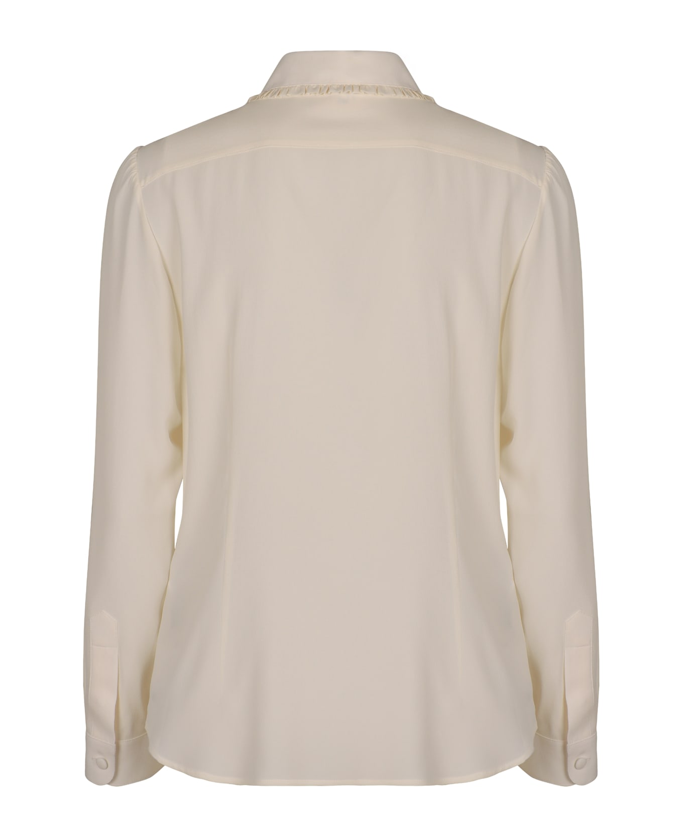 Celine Crêpe-silk Shirt - Ivory