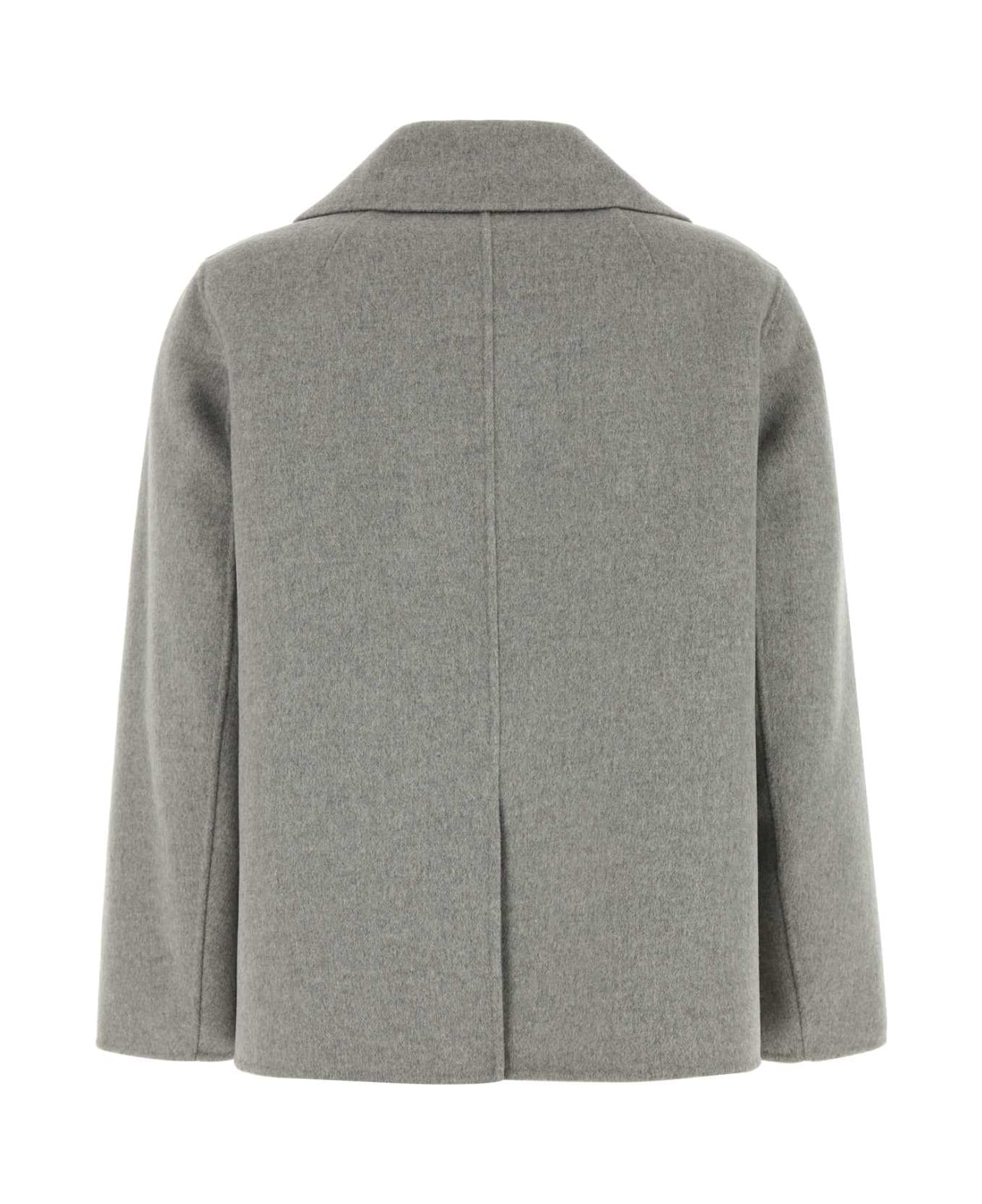 
S Max Mara Grey Wool Margot Coat 
S Max Mara