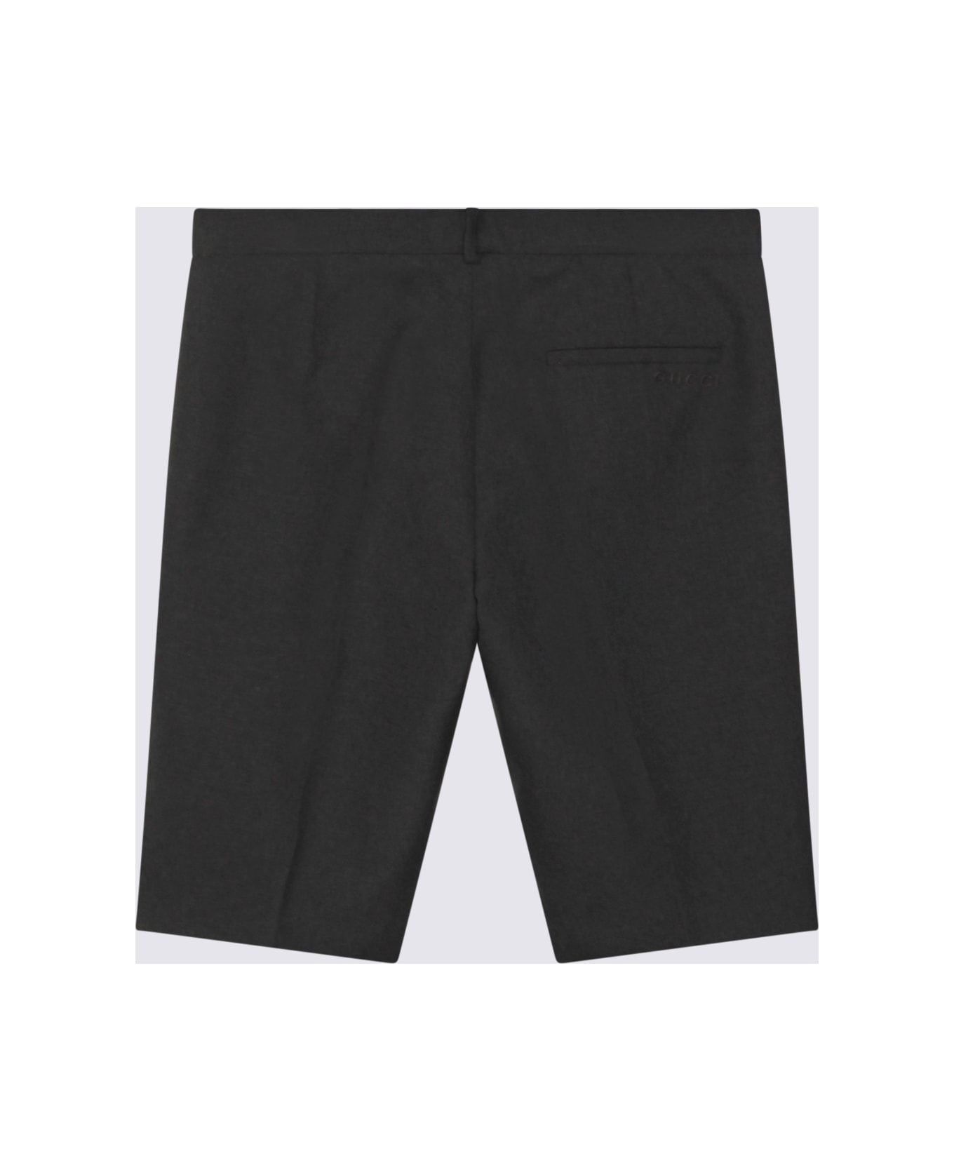 Gucci Grey Wool Shorts - Grey