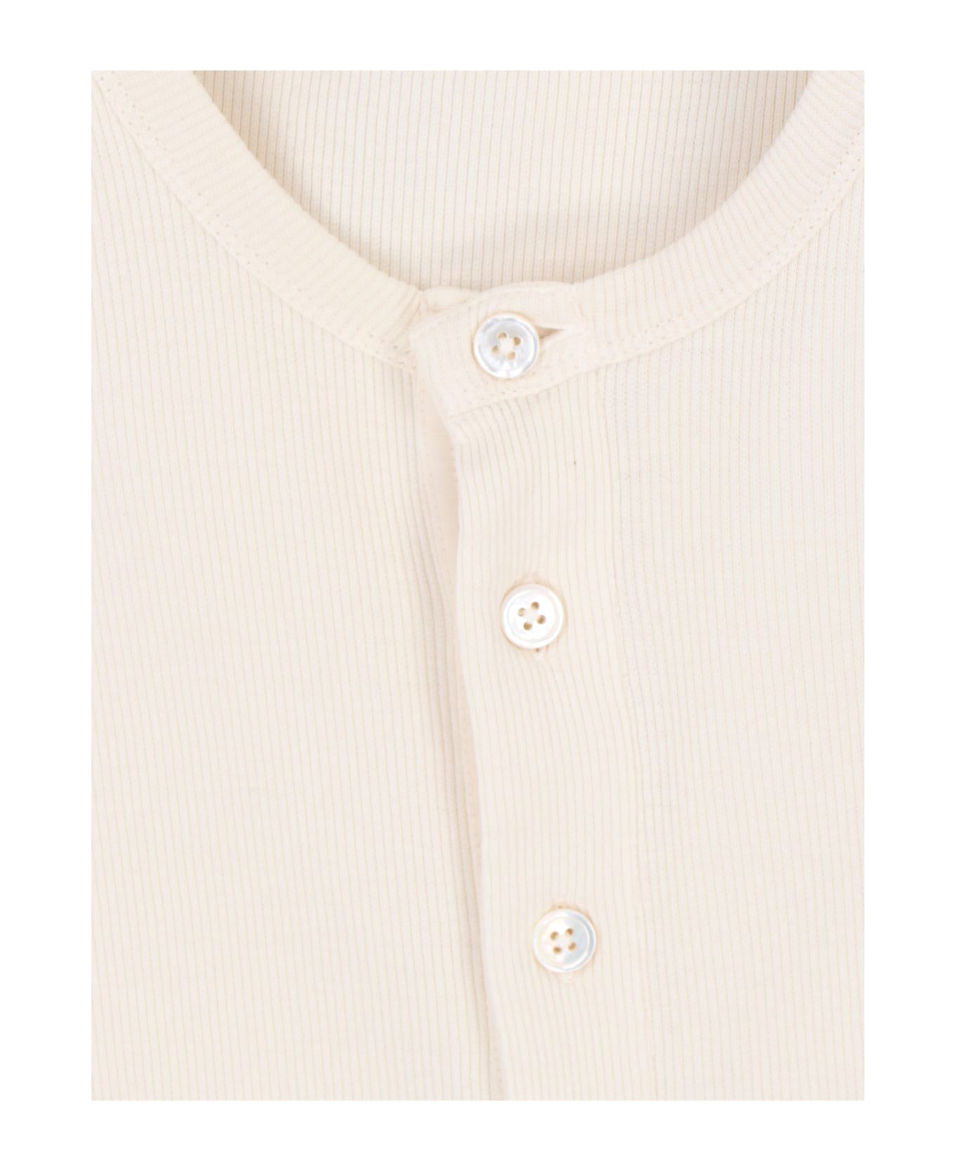 Tom Ford Basic 
henley
 Sweater - Cream