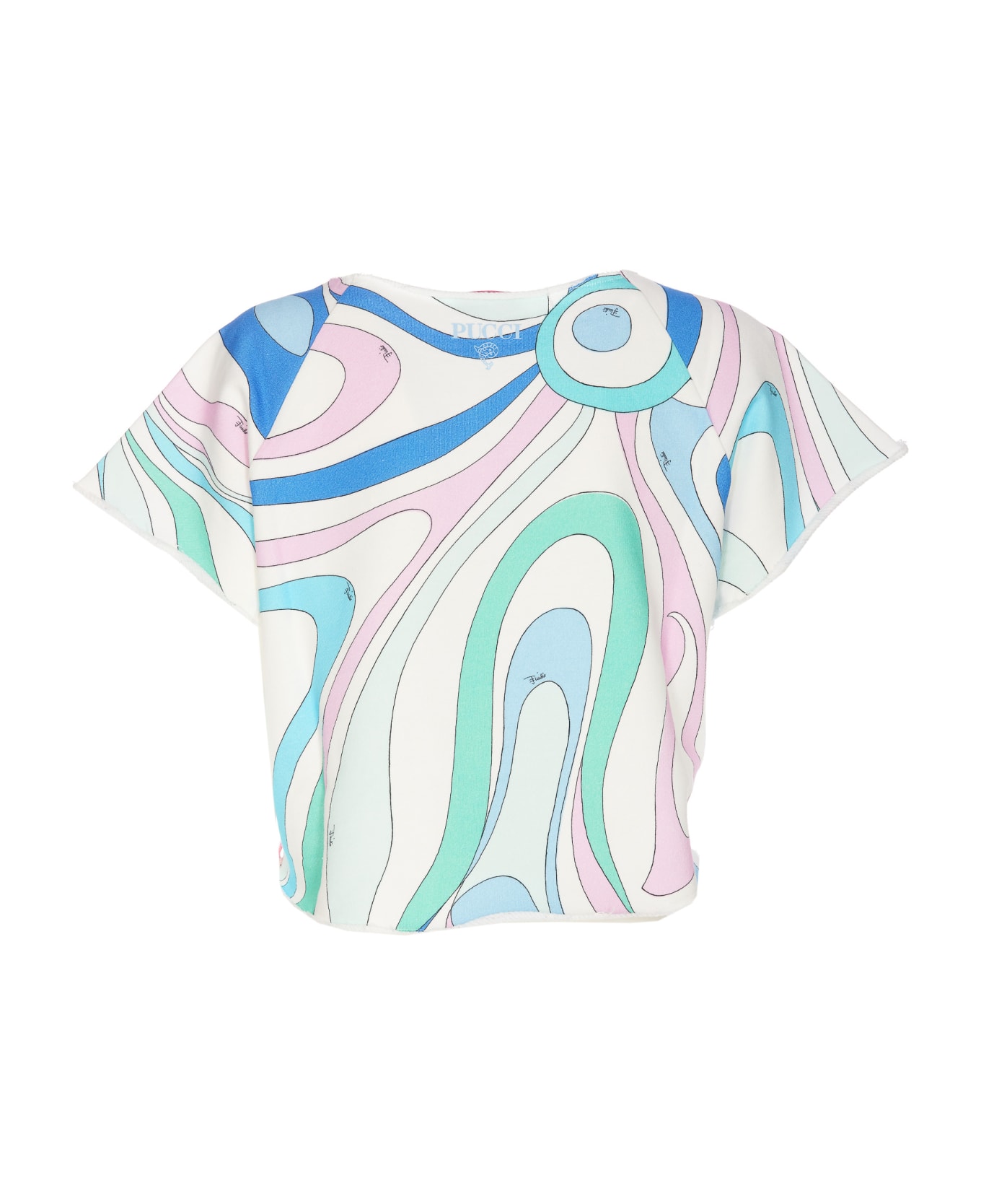 Pucci Marmo Print T-shirt - MultiColour