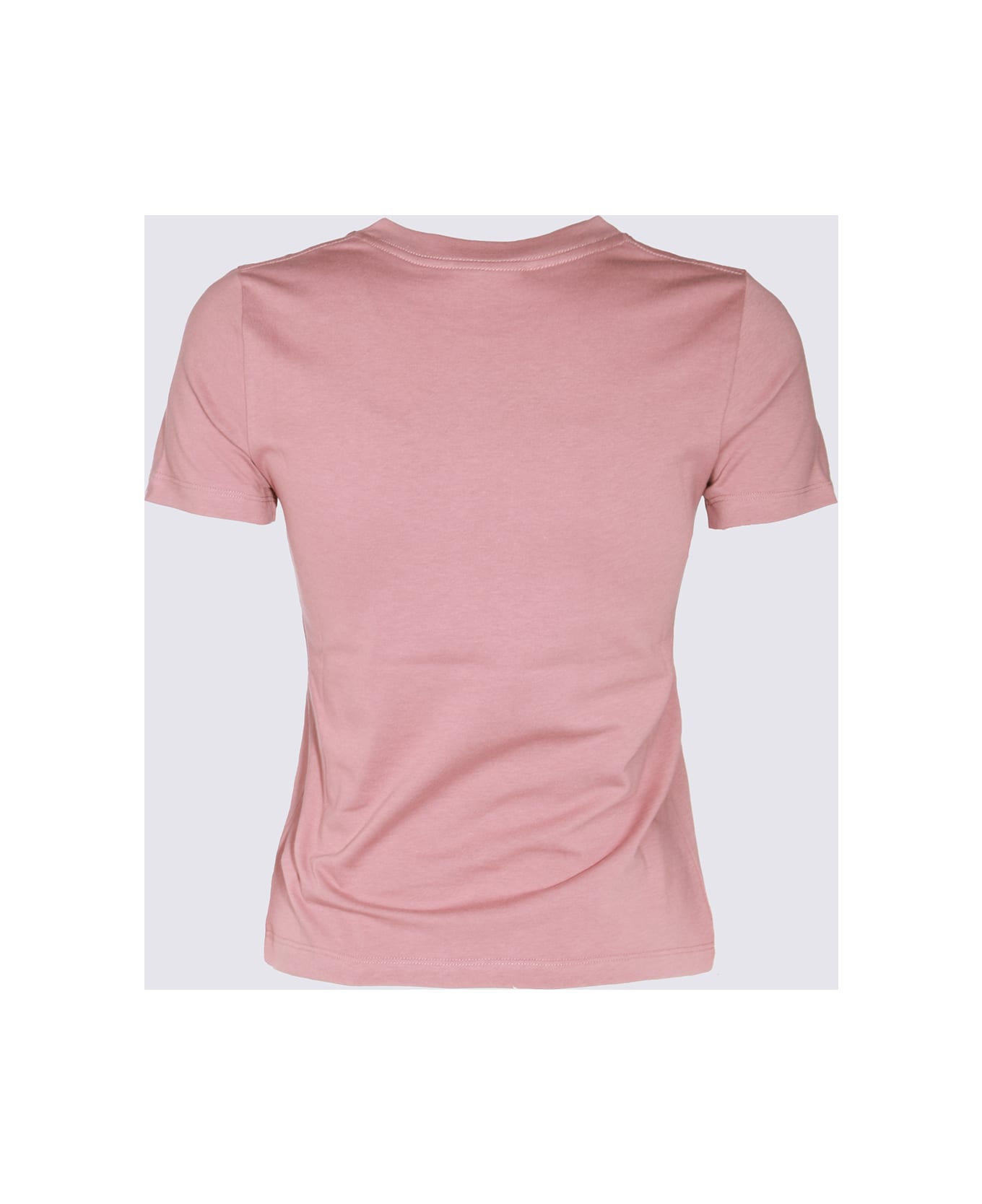 Chloé Pink Cotton T-shirt - DRIED ROSE
