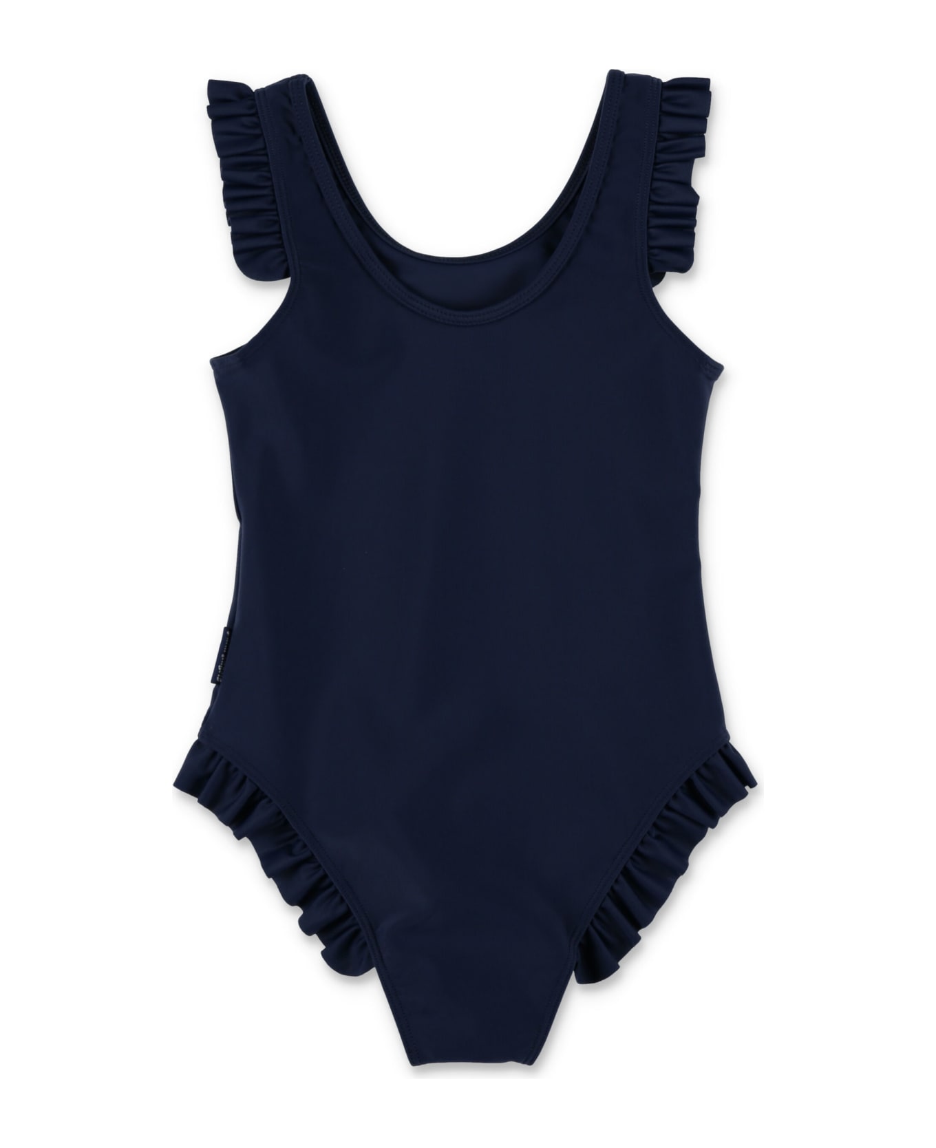 Palm Angels Logo One-piece Swimsuit - NAVY