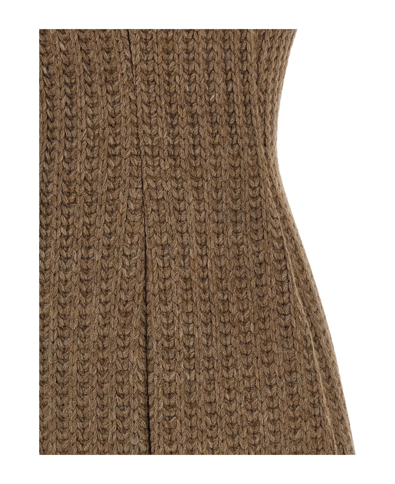 Giuseppe di Morabito Wool Dress - Brown