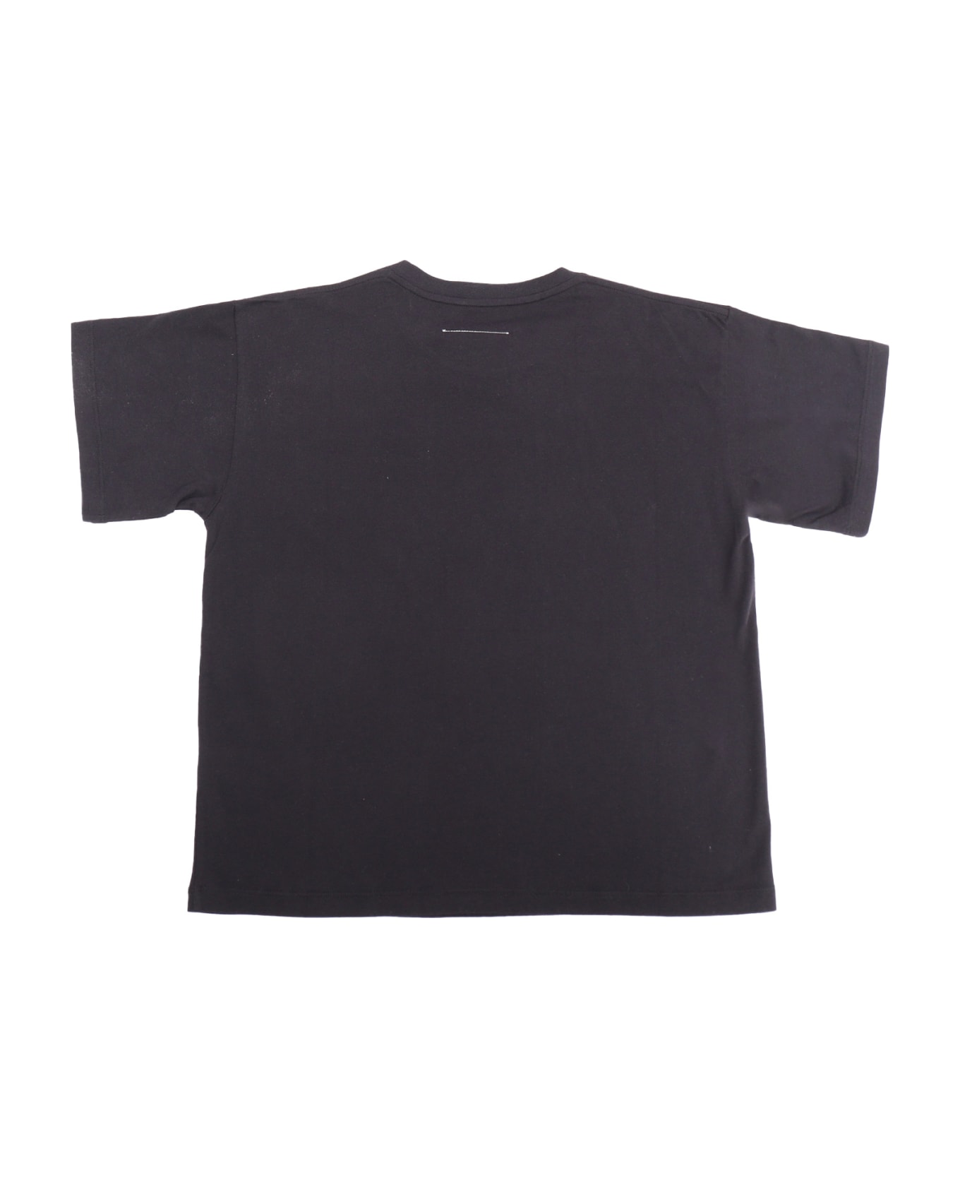 MM6 Maison Margiela Black T-shirt - BLACK