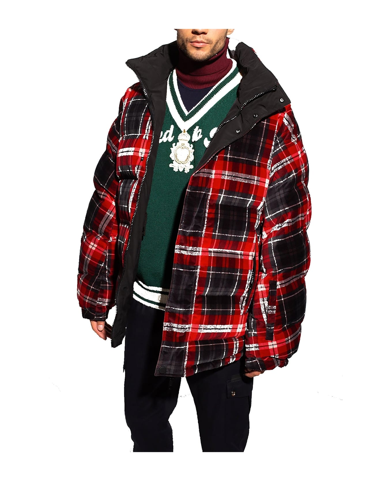 Dolce 
Gabbana Reversible Artastic Bomber - Black