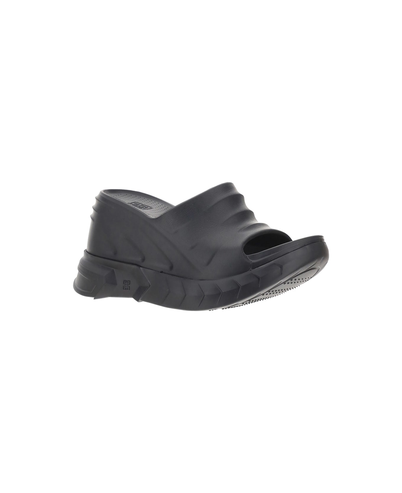 Givenchy Marshmallow Wedge Sandals - Black