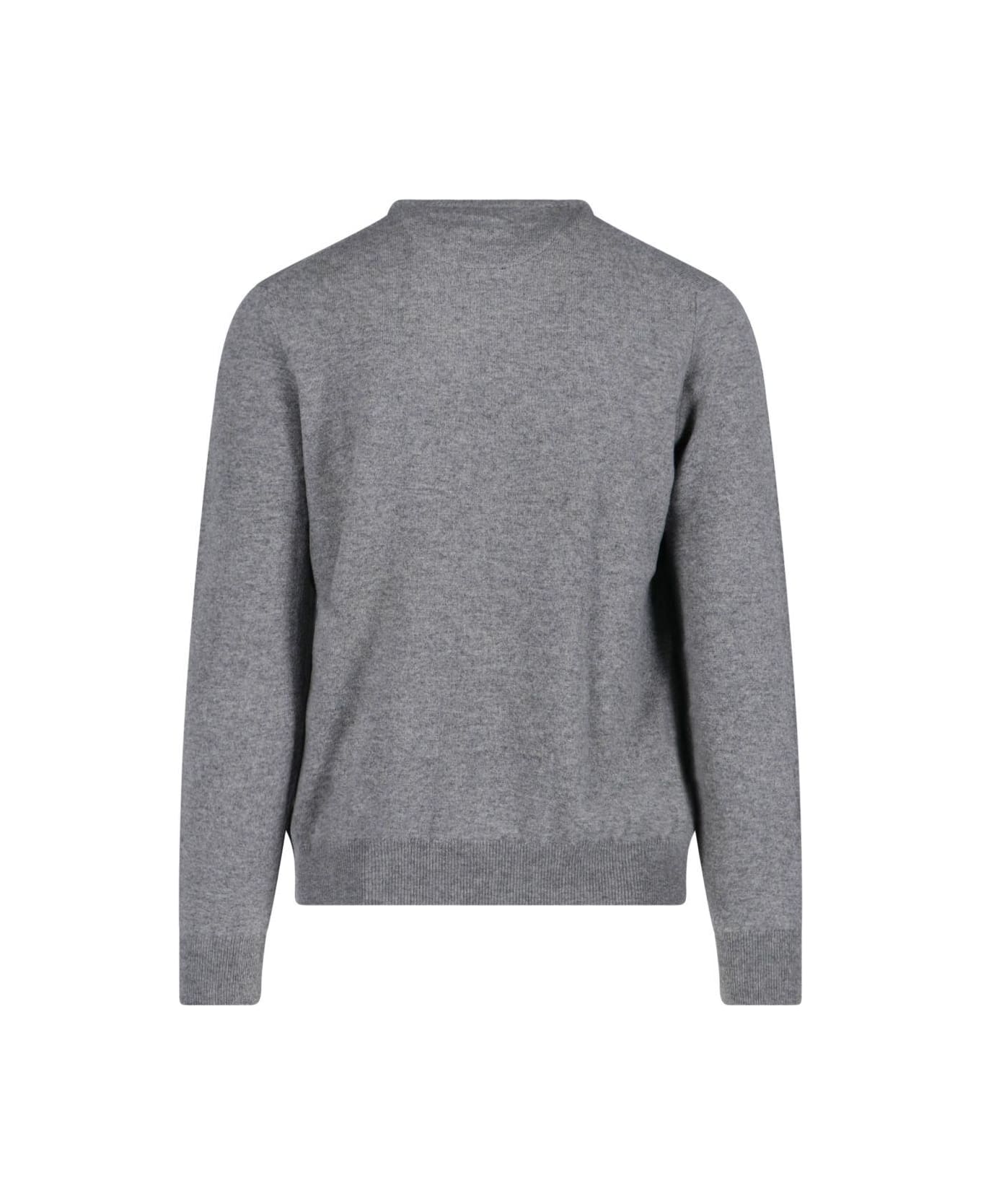 Ralph Lauren Logo Sweater - GREY フリース