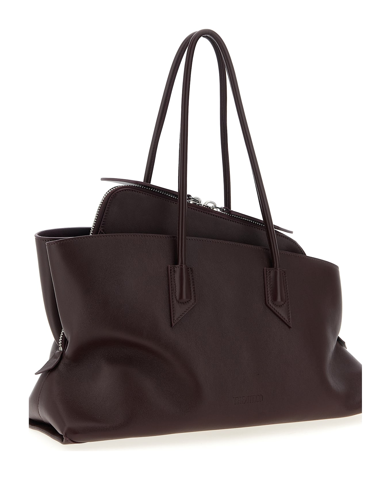The Attico 
la Passeggiata Medium
 Shoulder Bag - Bordeaux