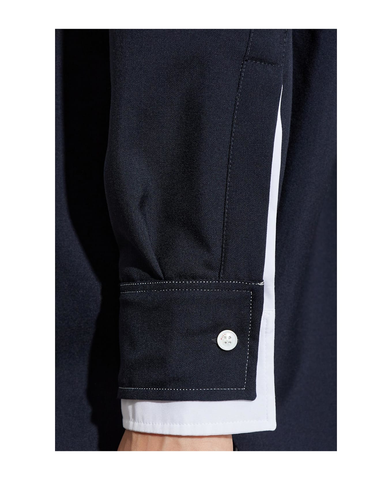 Marni Wool Shirt - BLUBLACK