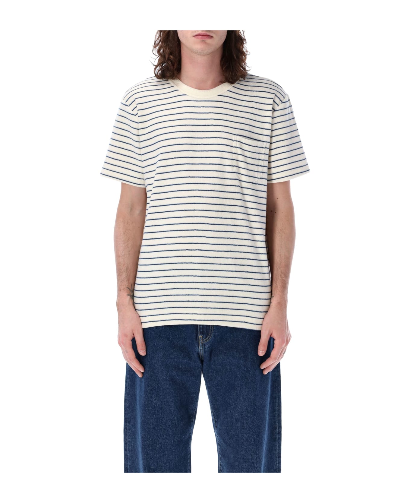 Howlin Striped T-shirt - BLU ISH