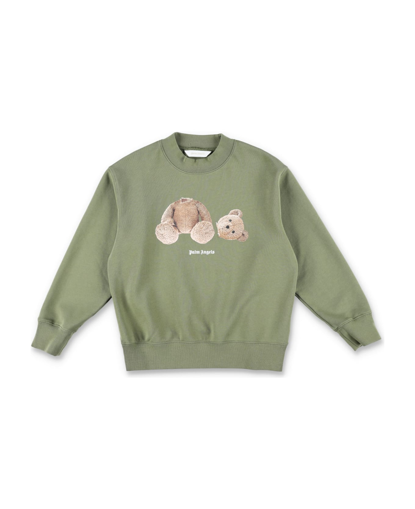 Palm Angels Kid - Bear Fleece - GREEN ニットウェア＆スウェットシャツ