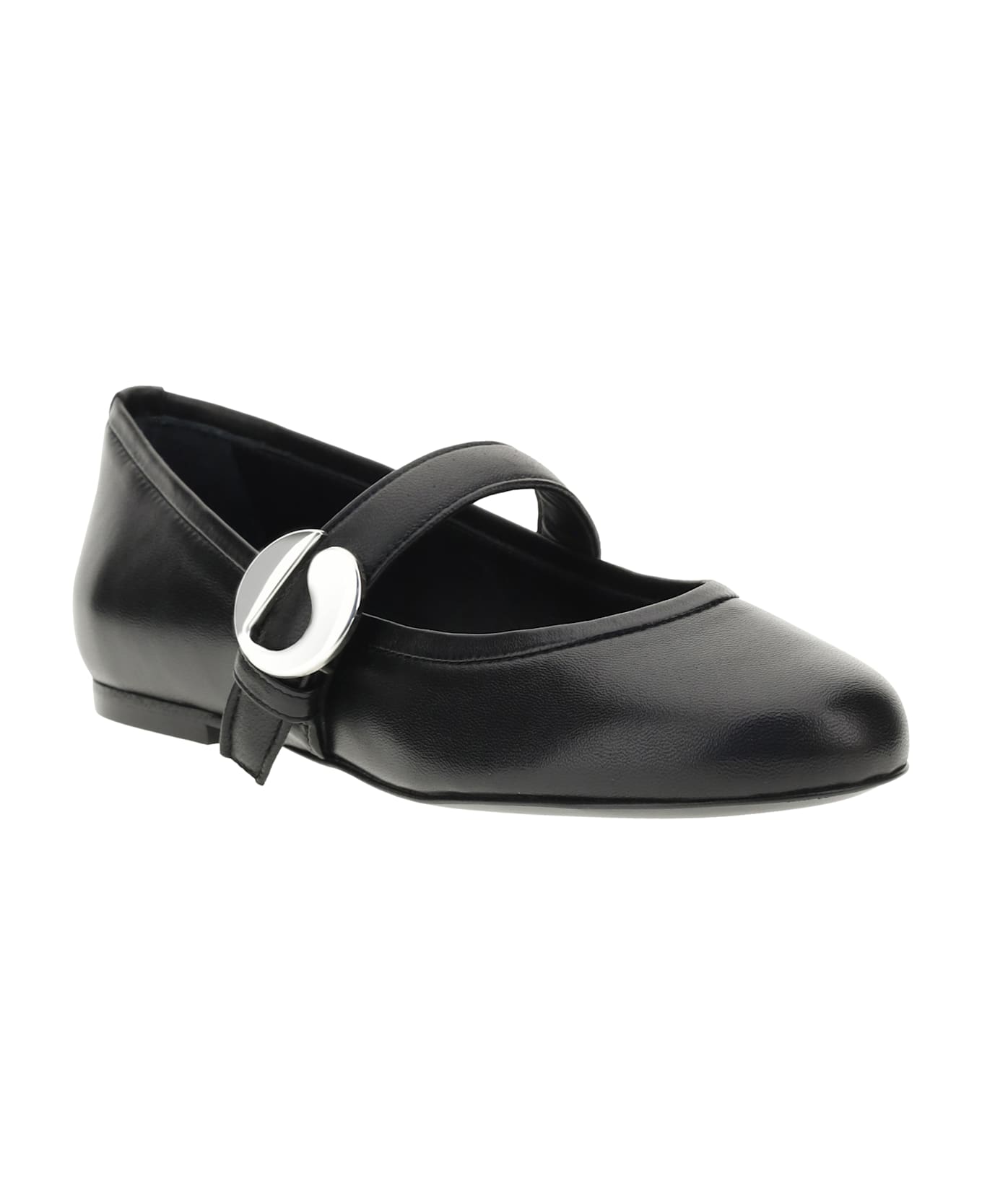 Coperni Leather Ballerinas - Black