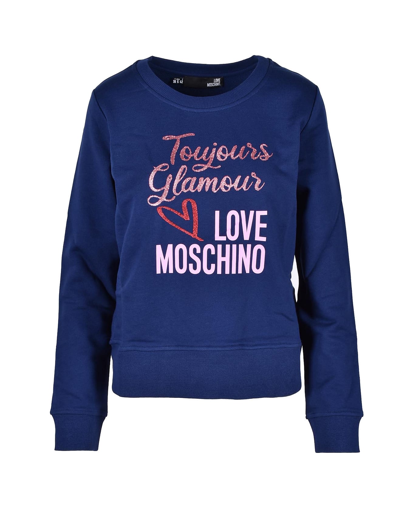 Love Moschino Women's Blue Sweatshirt - Blue