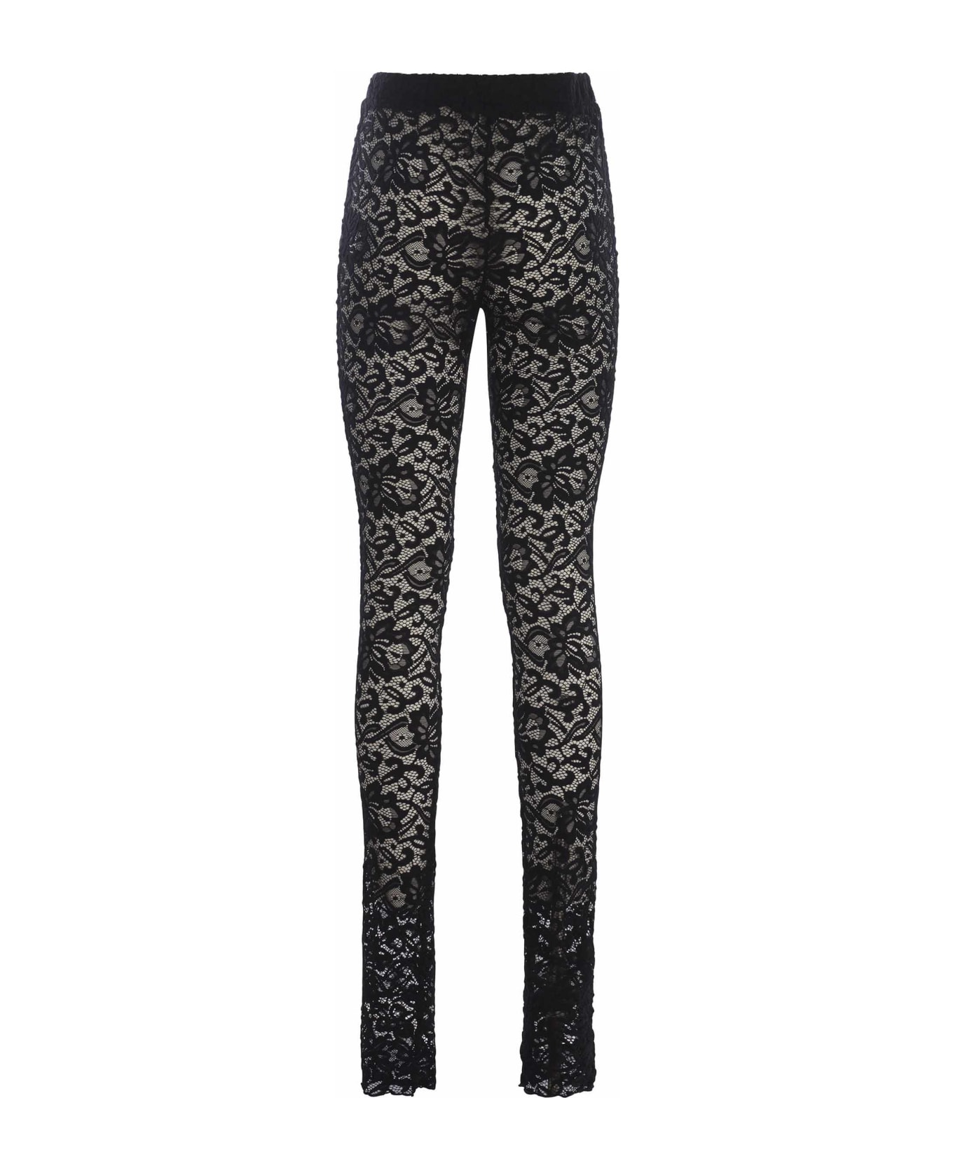 Rotate by Birger Christensen Leggins Rotate Made Of Lace - Black