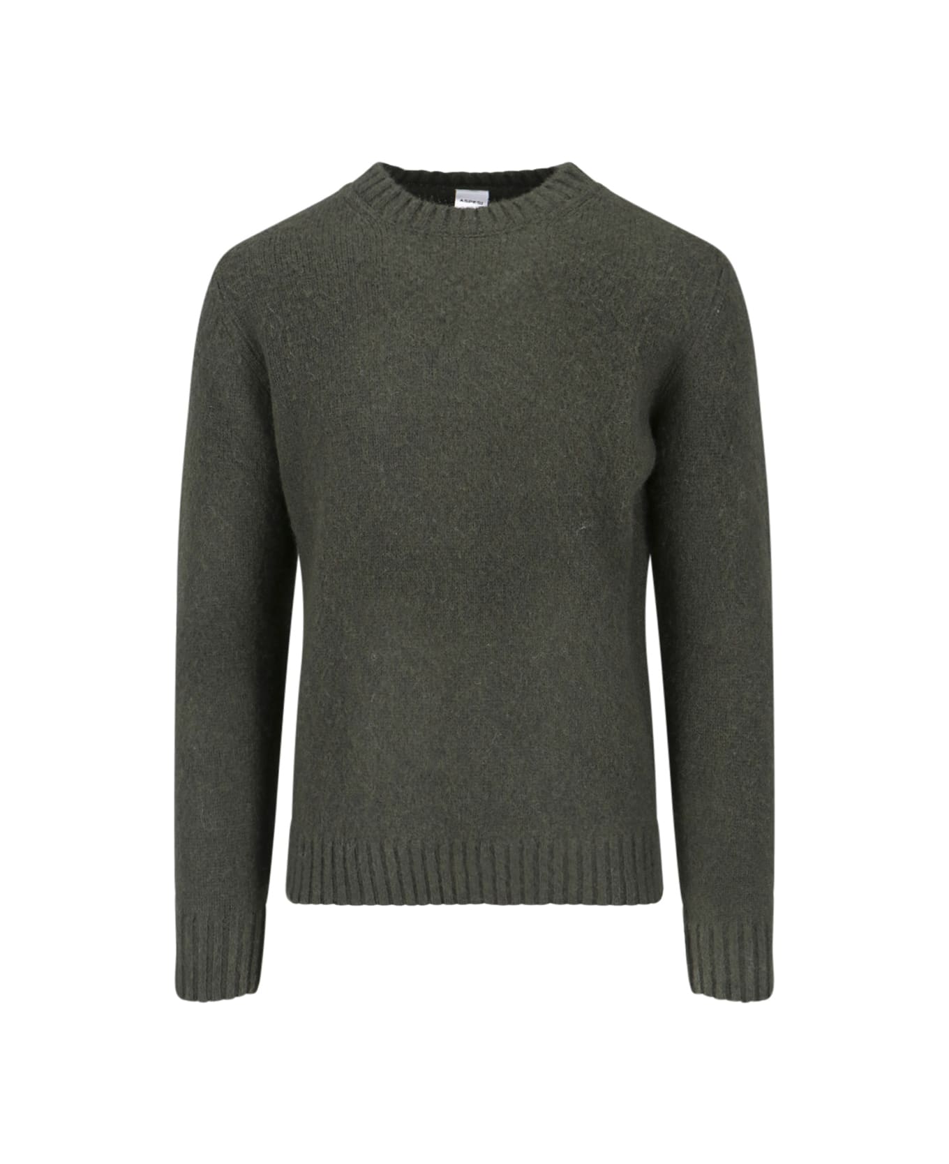 Aspesi 'm183' Sweater - MILITARY GREEN ニットウェア