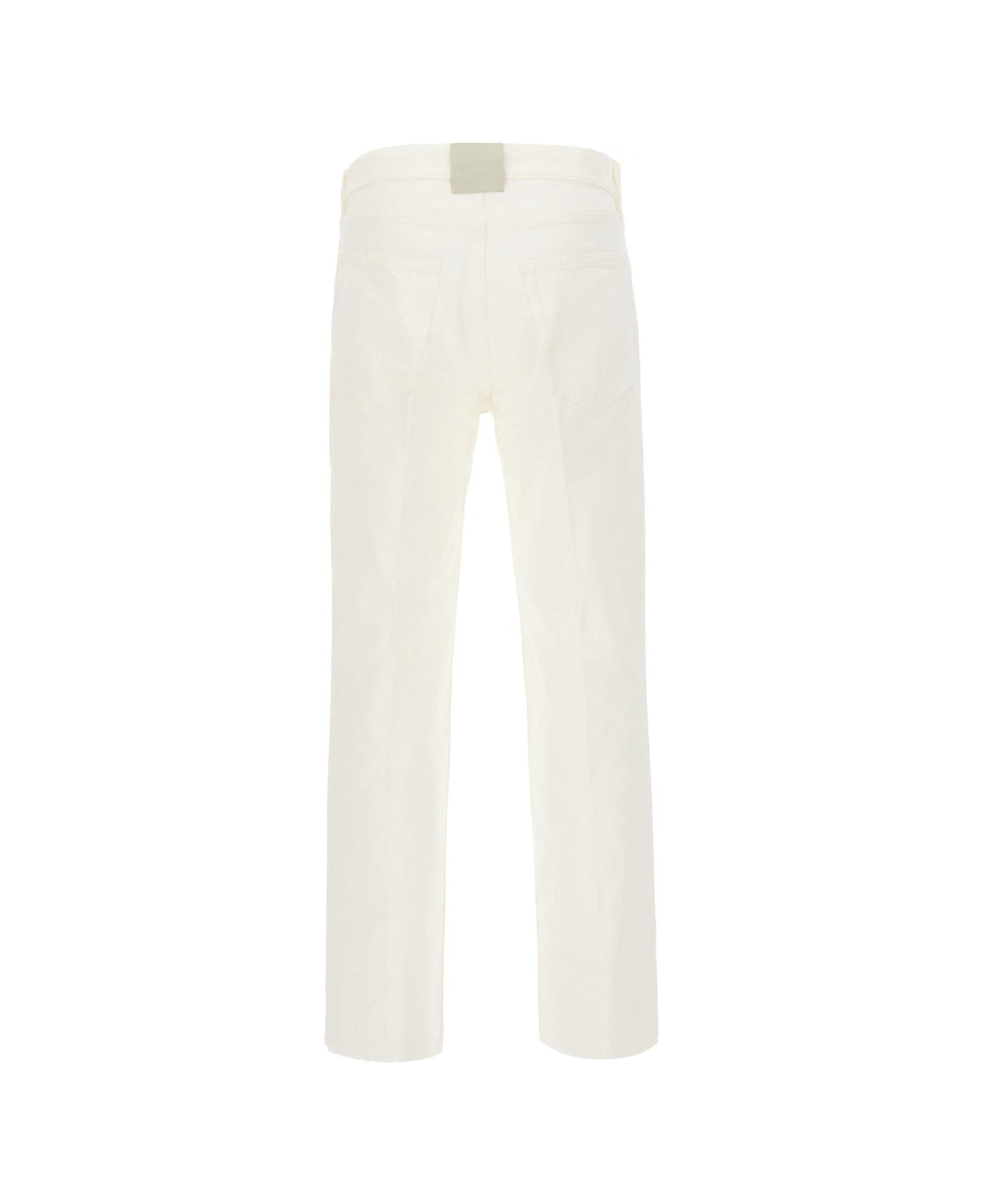 Lanvin Mid-rise Straight Leg Jeans - Optic White ボトムス