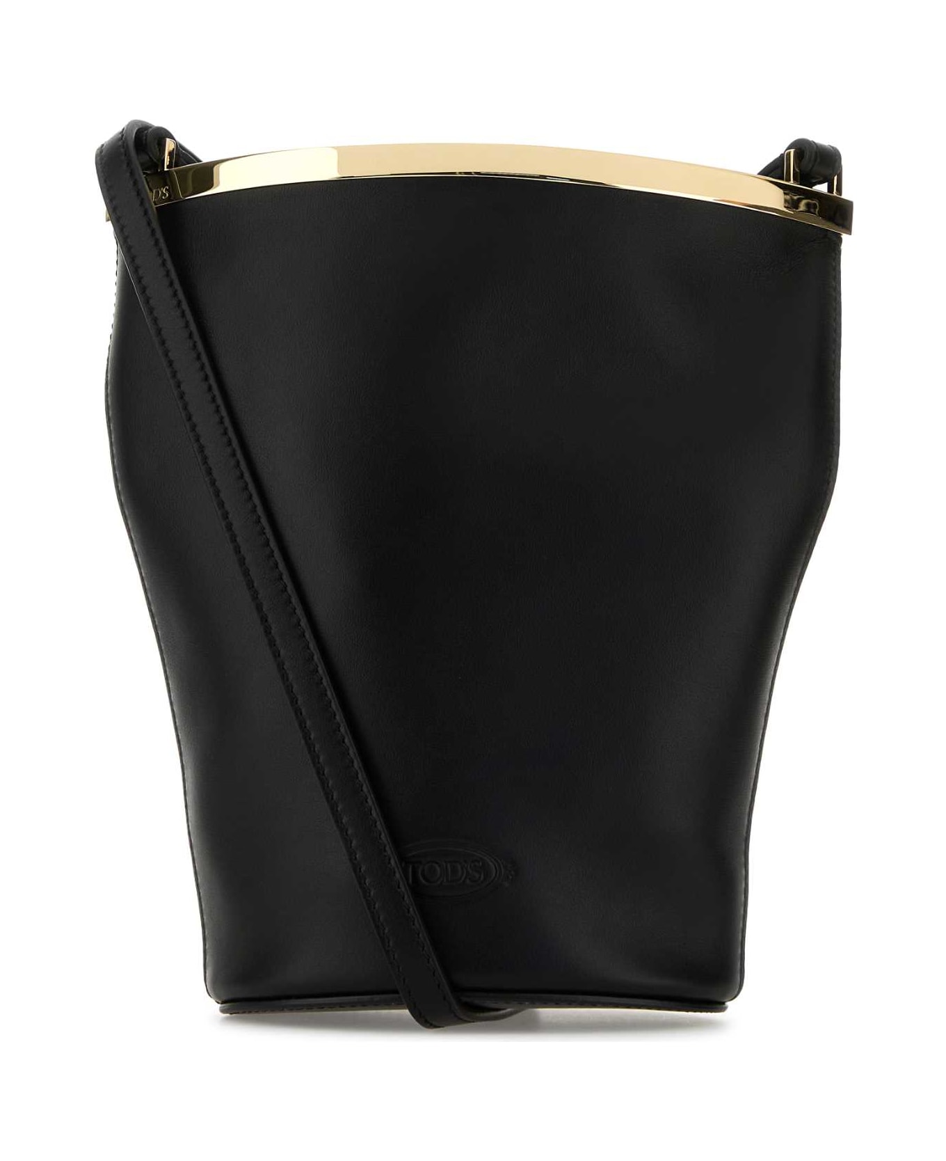 Tod
s Black Leather Magenta Bucket Bag - NERO