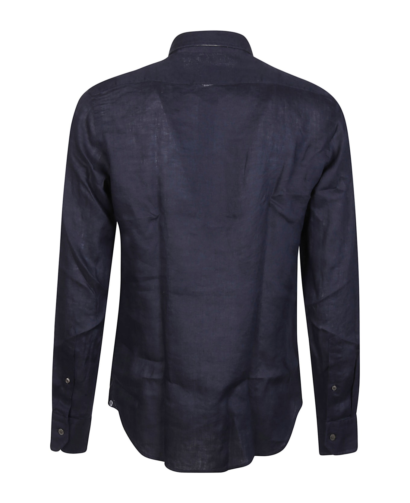 Orian Long Sleeve Slim Shirt - Blu
