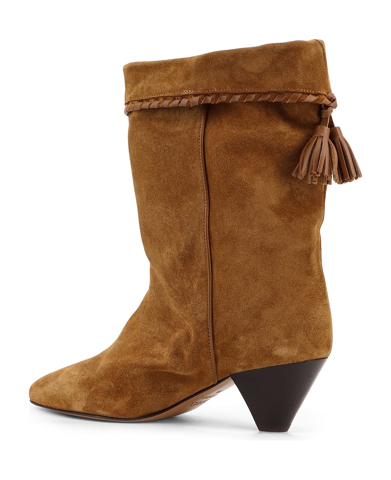 Isabel Marant Dalby Suede Boots - Brandy