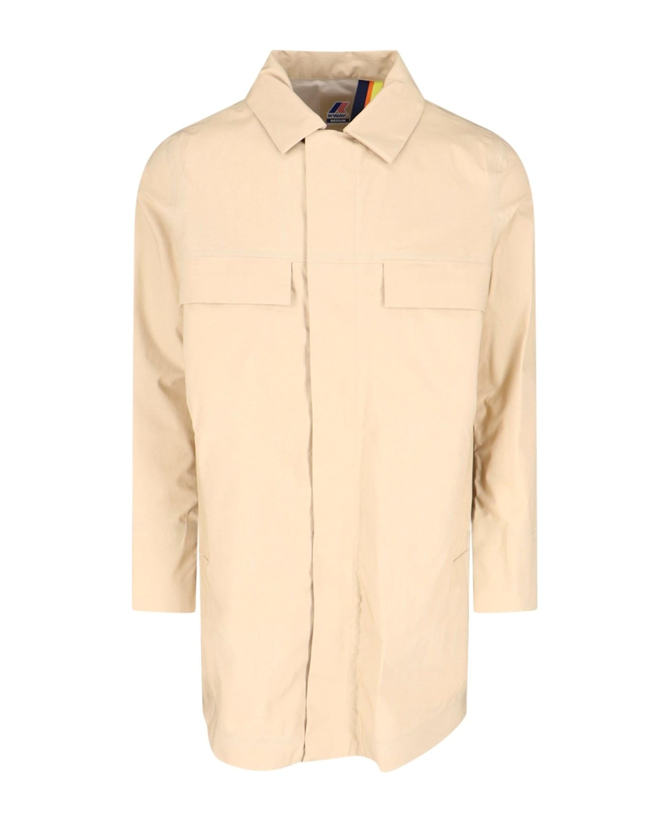 K-Way 
poir
 Zip Jacket - Beige