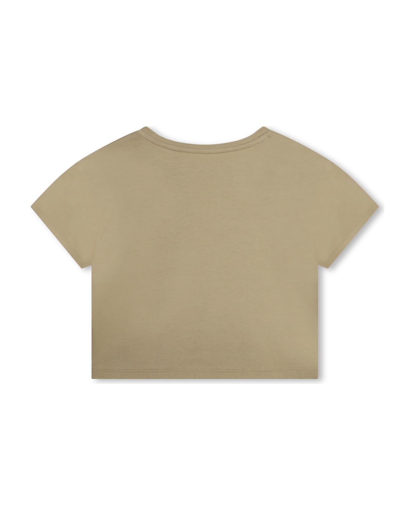Michael Kors T-shirt Con Logo - Beige