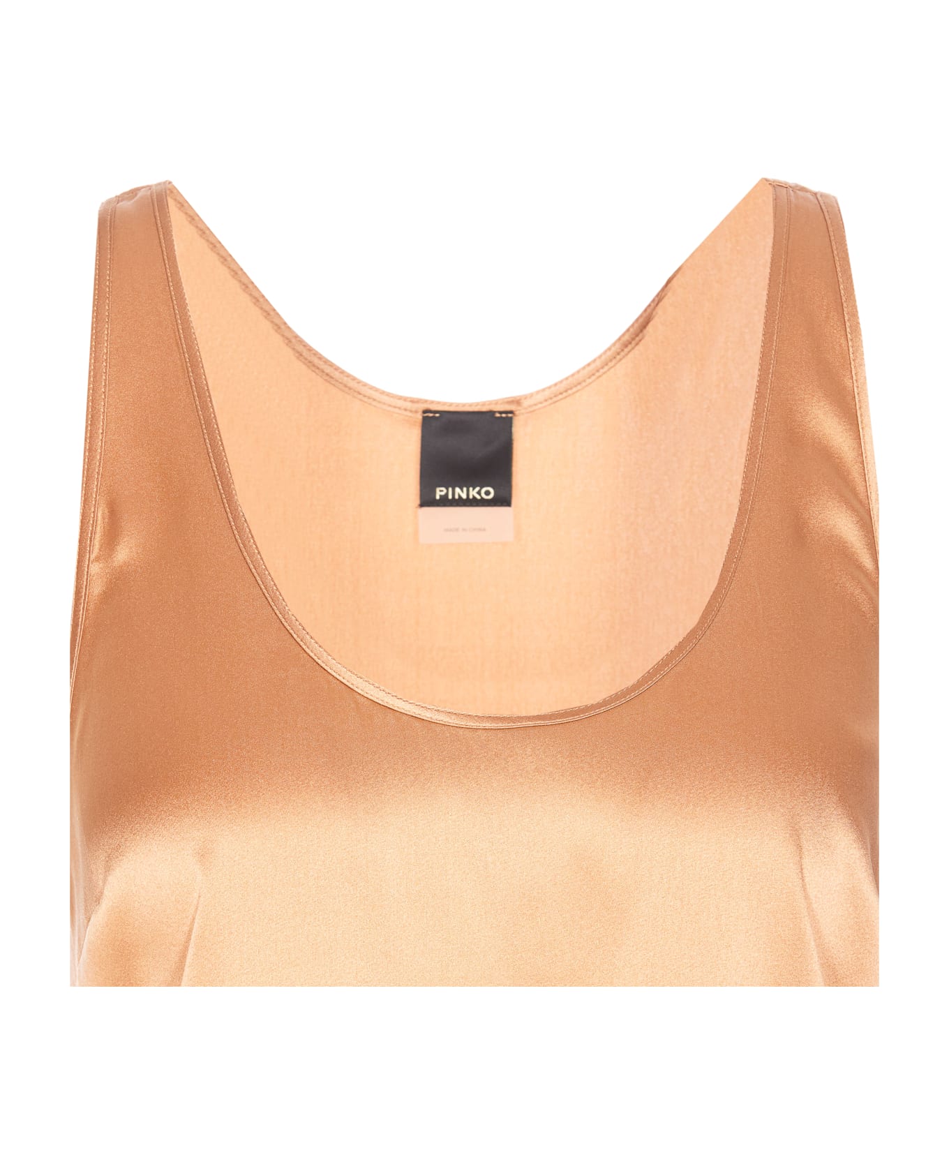Pinko Crazy Tank Top - Yellow