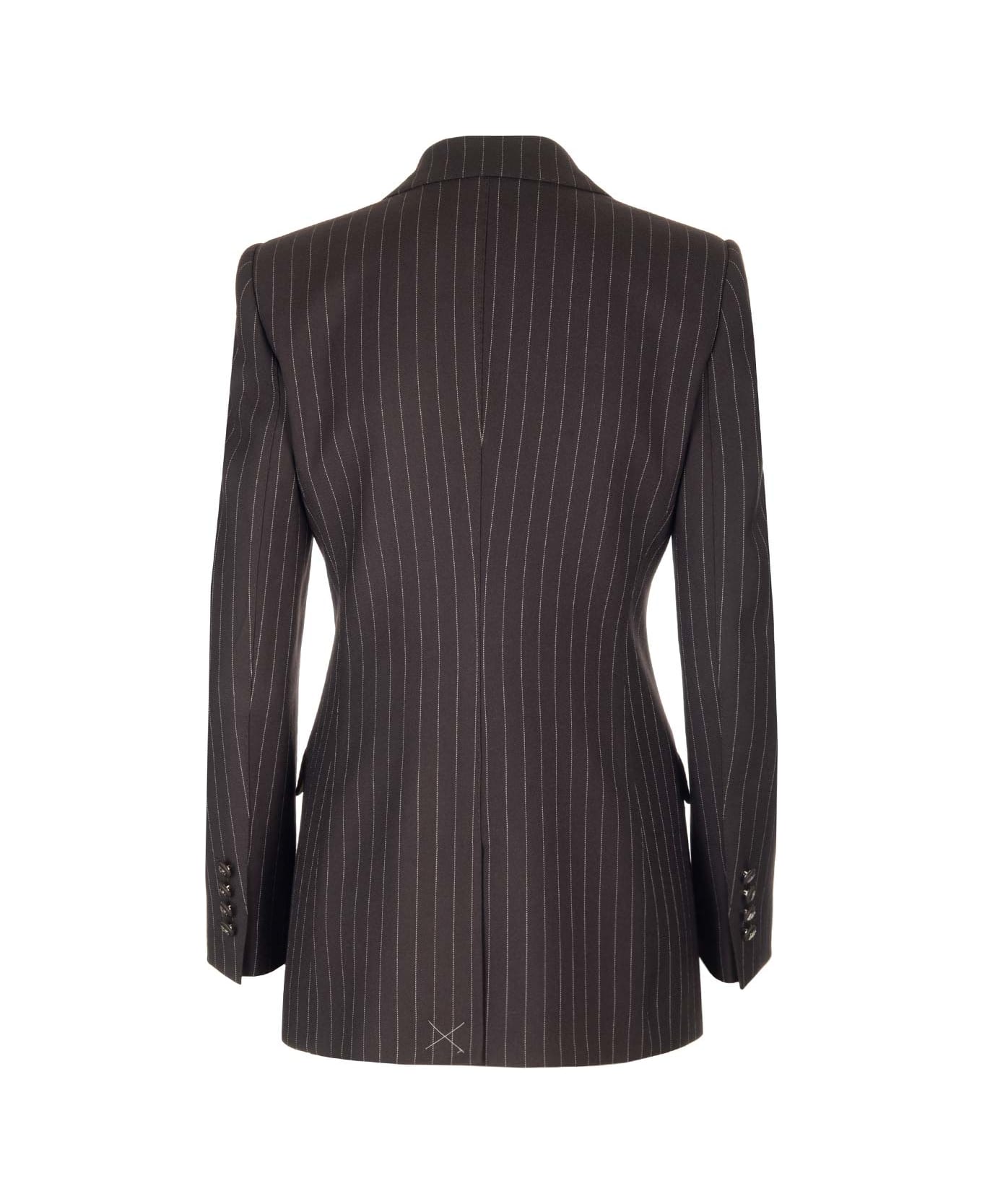 Dolce & Gabbana Double-breasted Blazer - BROWN