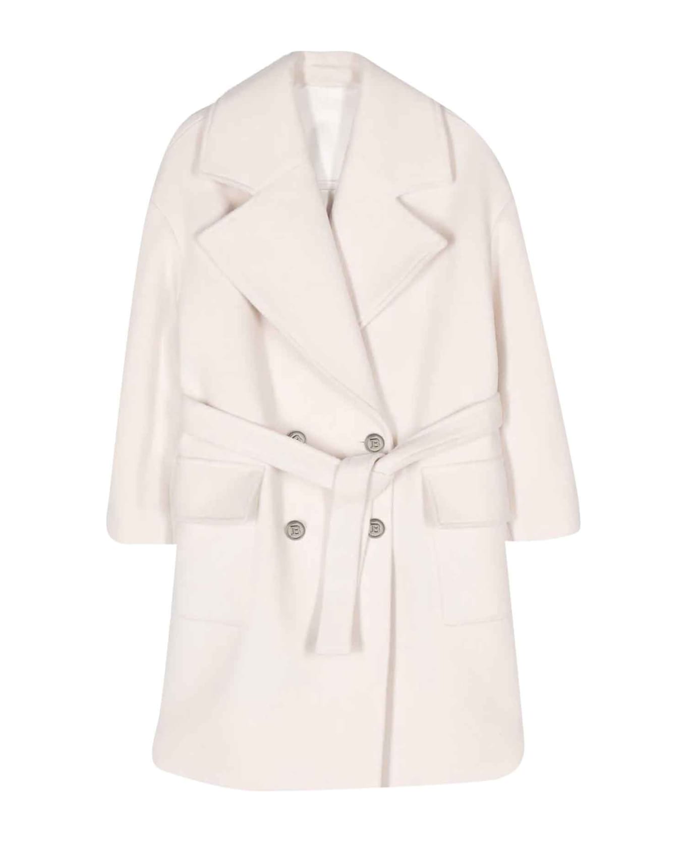 Balmain White Coat Girl - Bianco