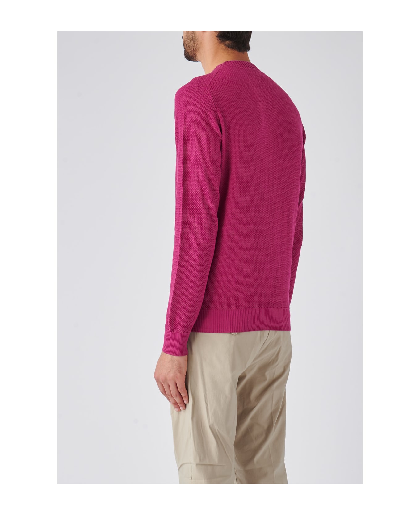 Gran Sasso Paricollo M/l Sweater - MAGENTA ニットウェア