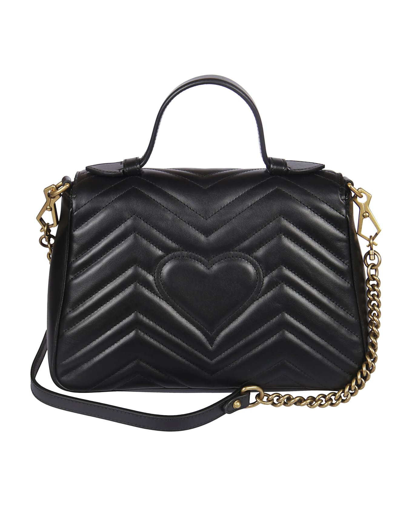 Gucci Gg Marmont Tote - Black