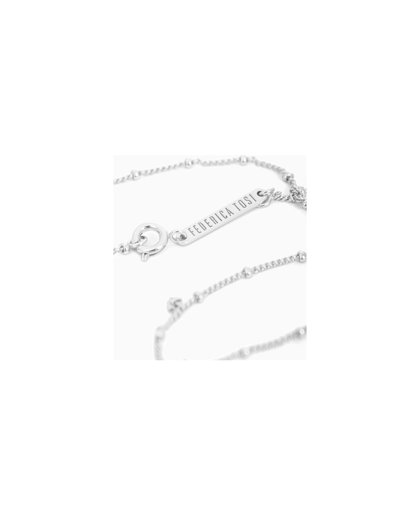 Federica Tosi Lace Camille Silver - Silver ネックレス
