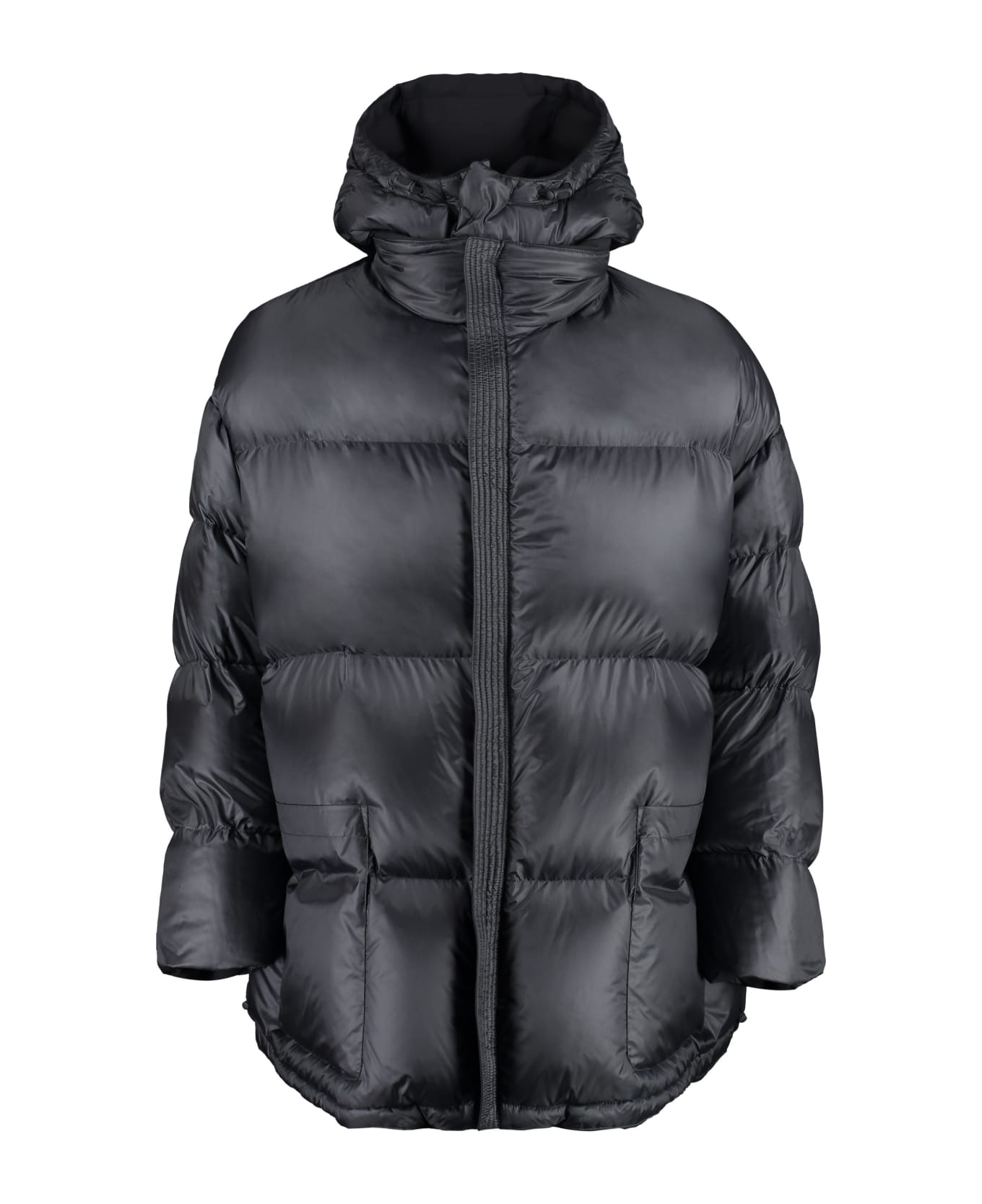 Valentino Reversible Hooded Down Jacket - black コート