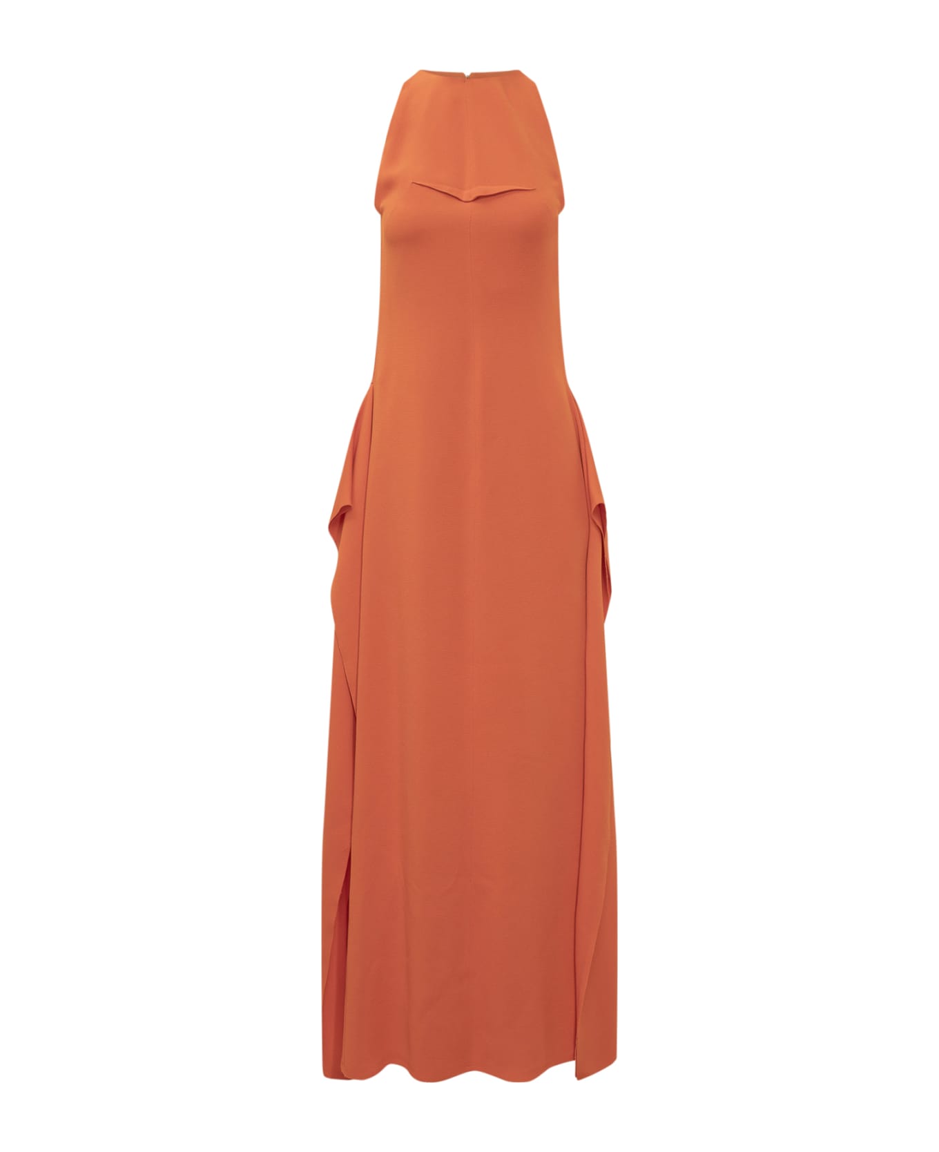 Lanvin Long Dress - BRIGHT ORANGE ワンピース＆ドレス