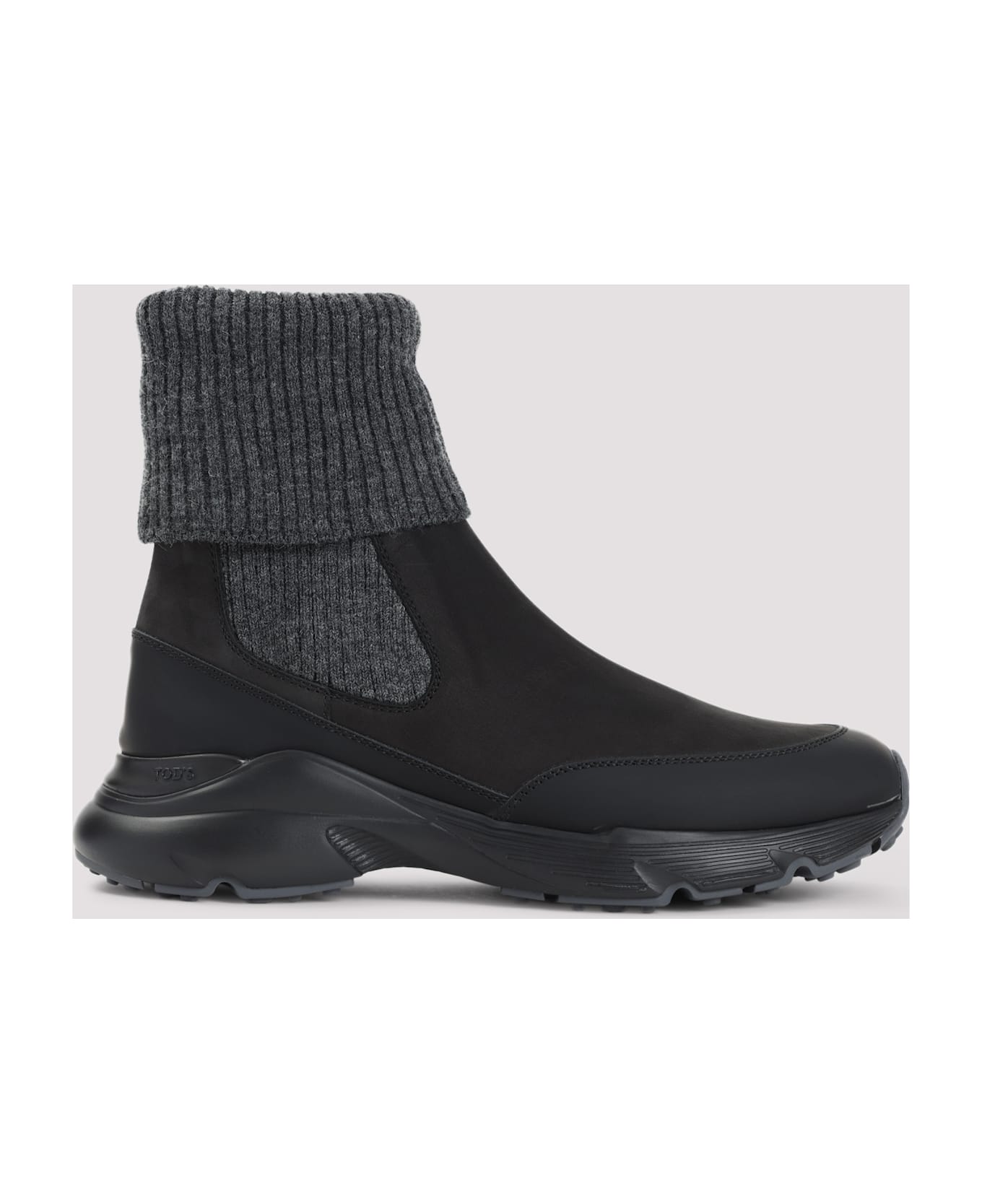 Tod
s Suede Leather Sneakers - Black スニーカー