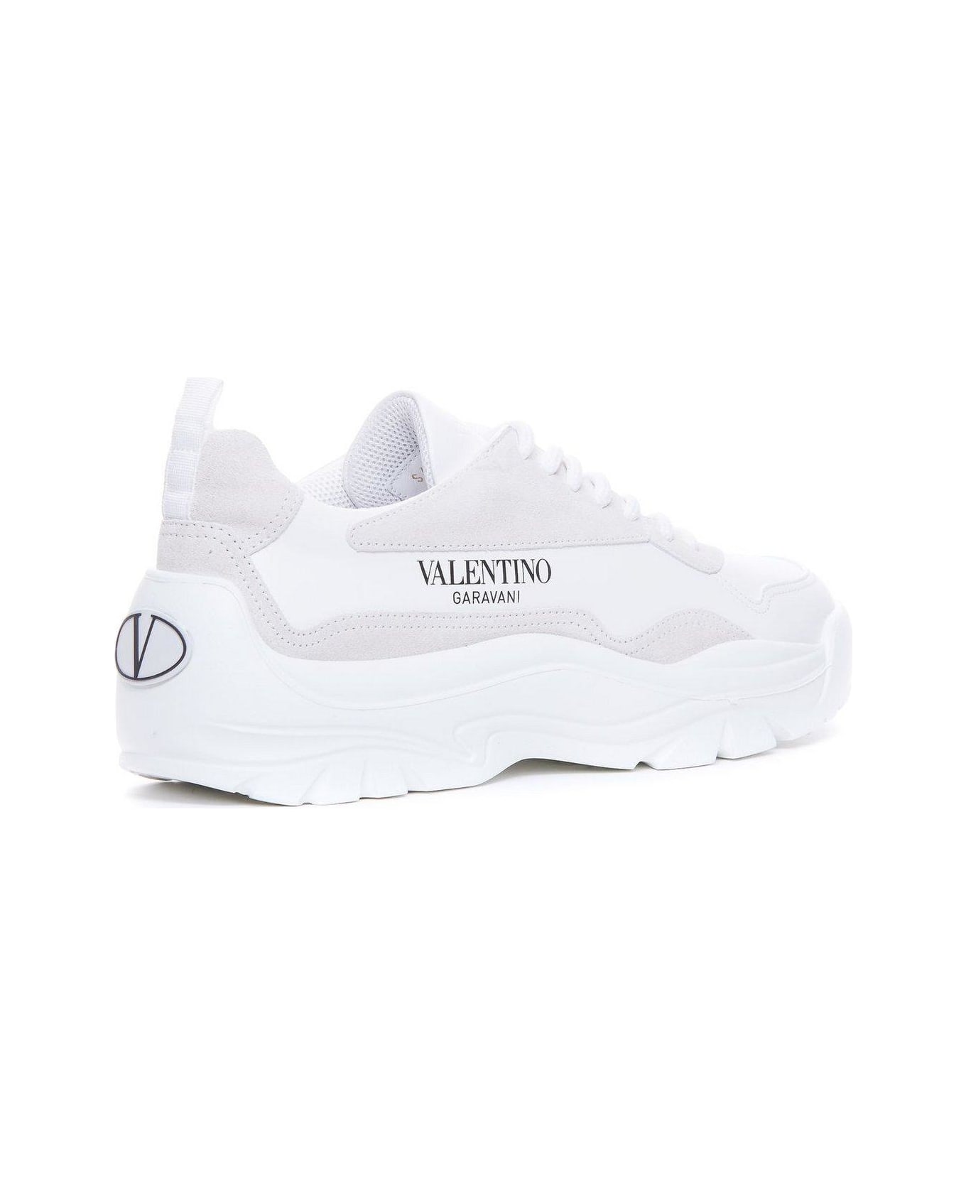 Valentino Garavani Gumboy Lace-up Sneakers - Bianco/bianco/bianco スニーカー