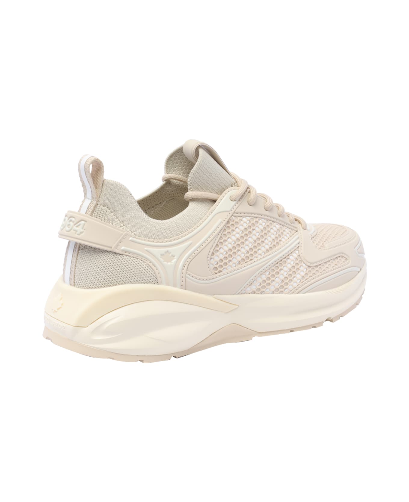 Dsquared2 Mesh Lace-up Sneakers - Beige