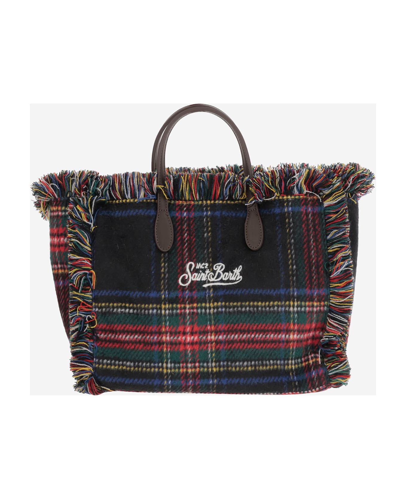 MC2 Saint Barth Colette Bag With Check Pattern - Red