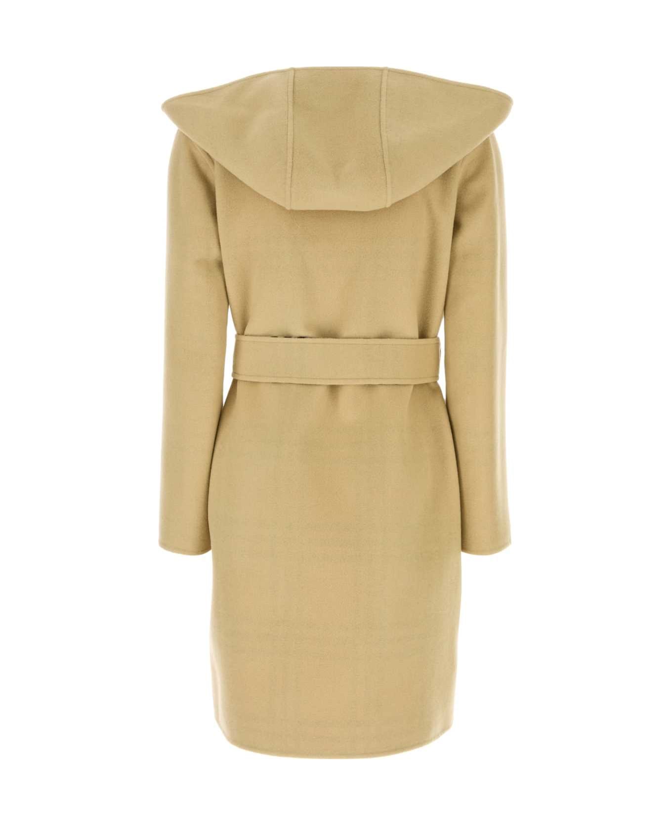 Burberry Beige Wool Reversible Coat - NEUTRALS